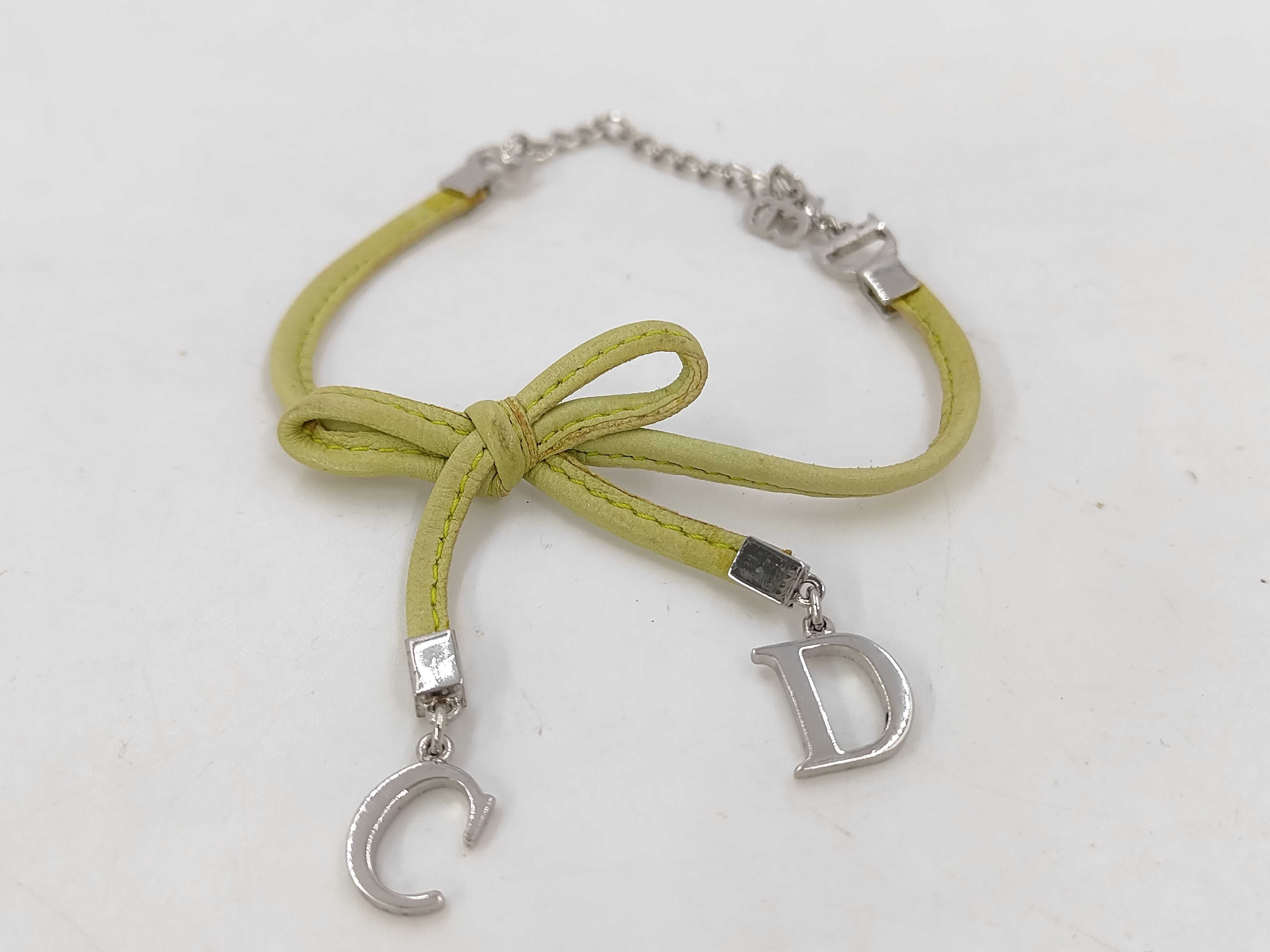 Leather Logo Bracelet/Bangle