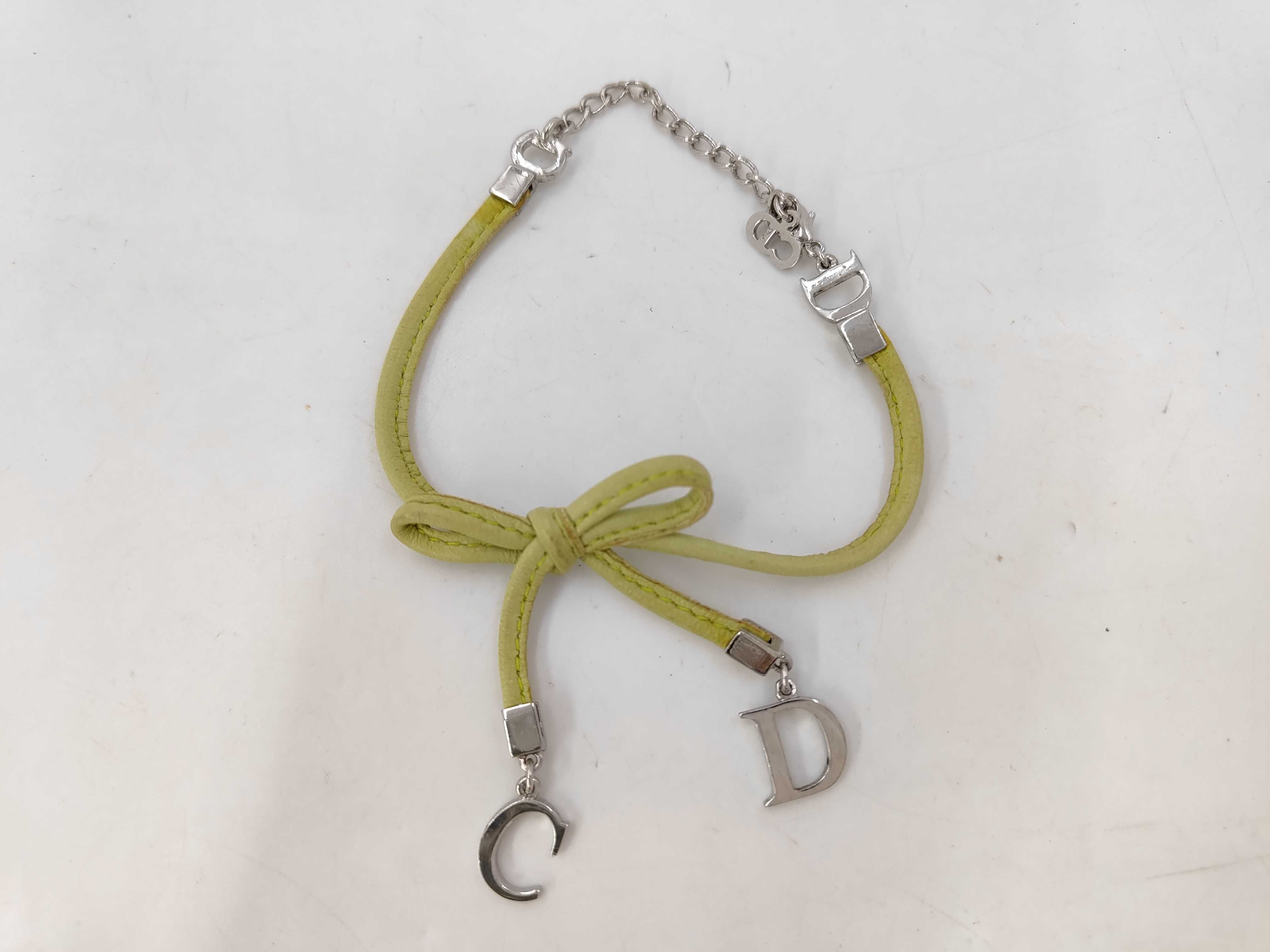 Leather Logo Bracelet/Bangle — view 2