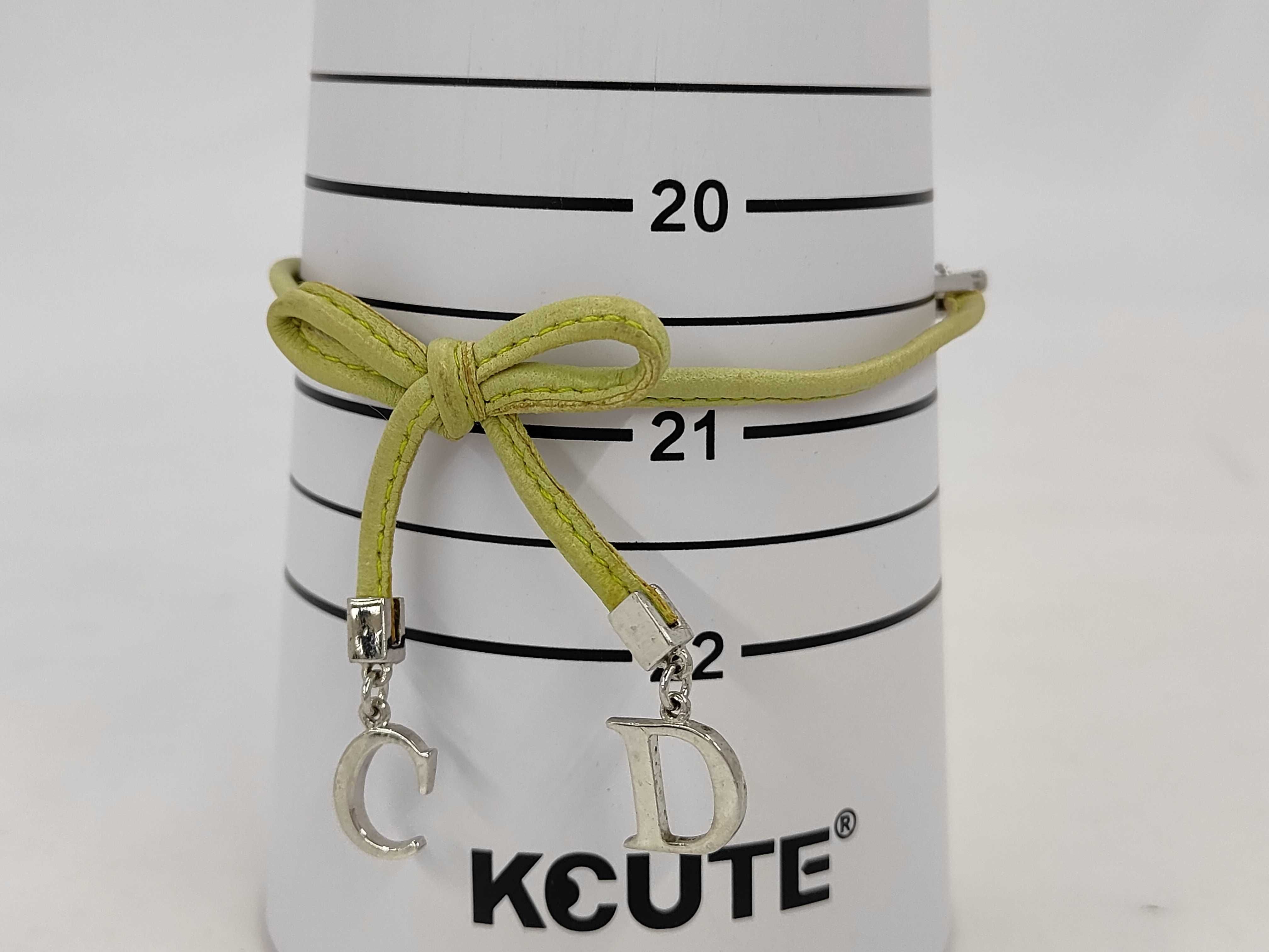 Leather Logo Bracelet/Bangle — view 5