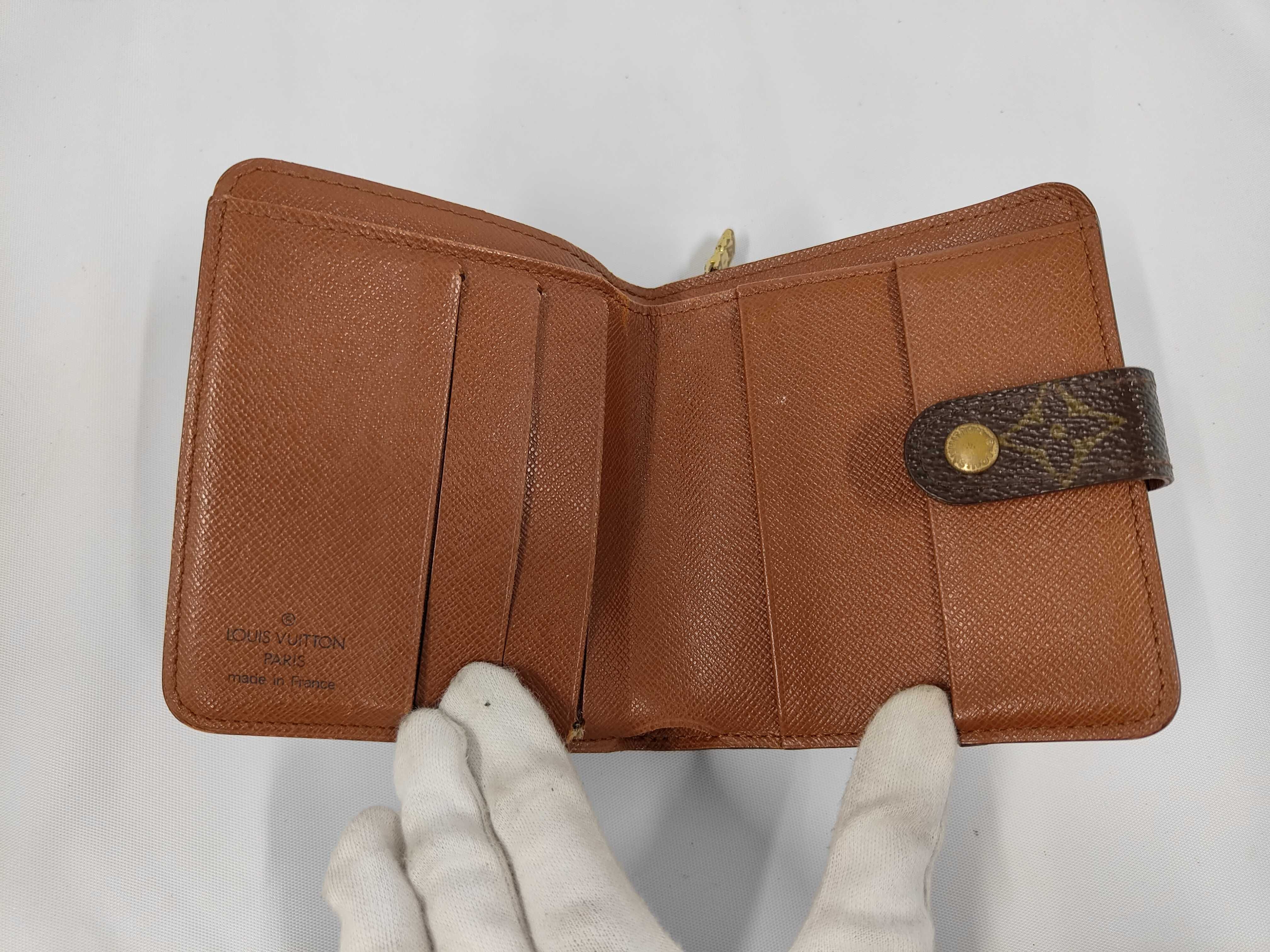 Monogram Compact Zip Folding Wallet — view 6