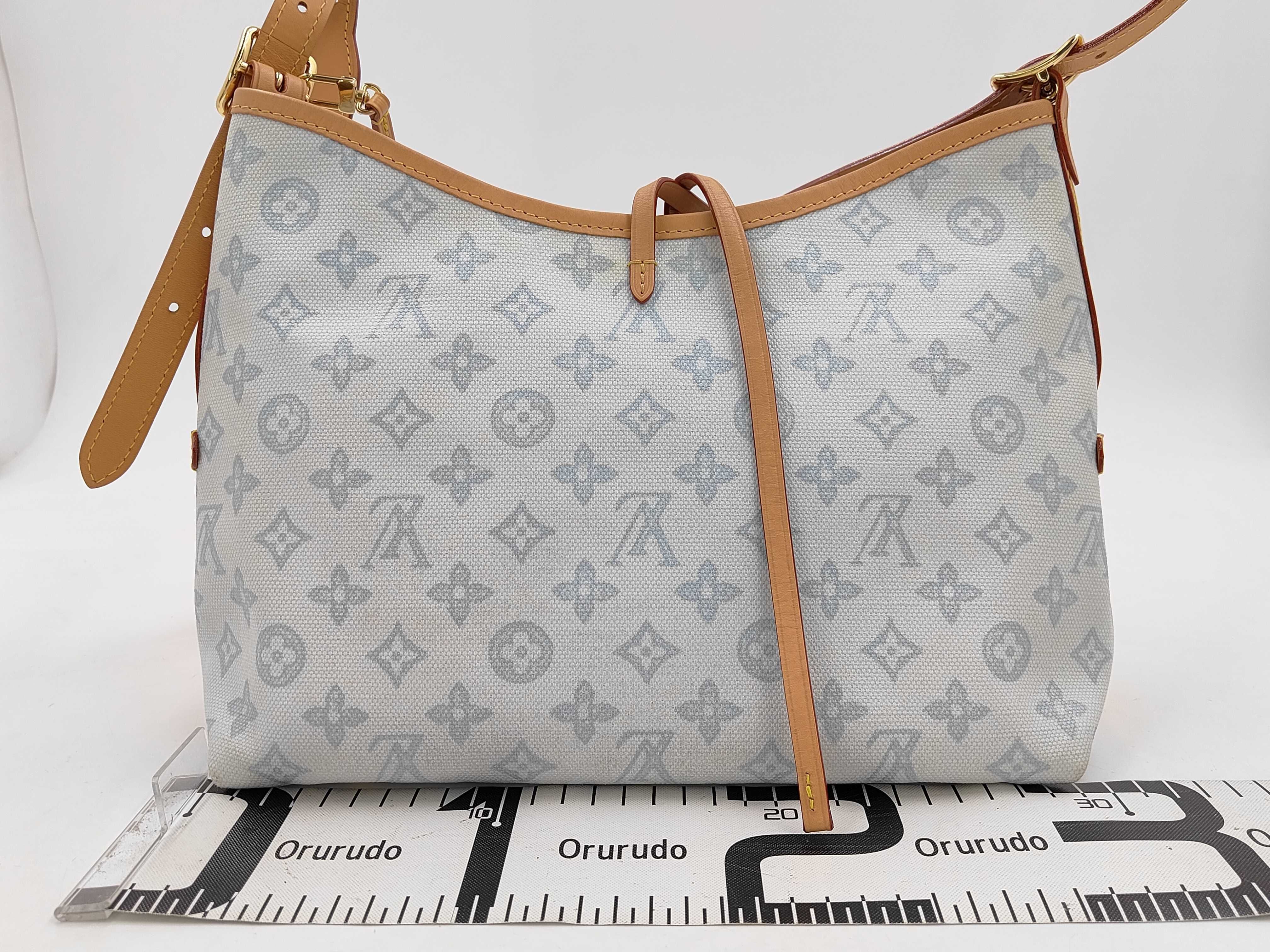LV Louis Vuitton Light Blue Carryall Bag — view 2