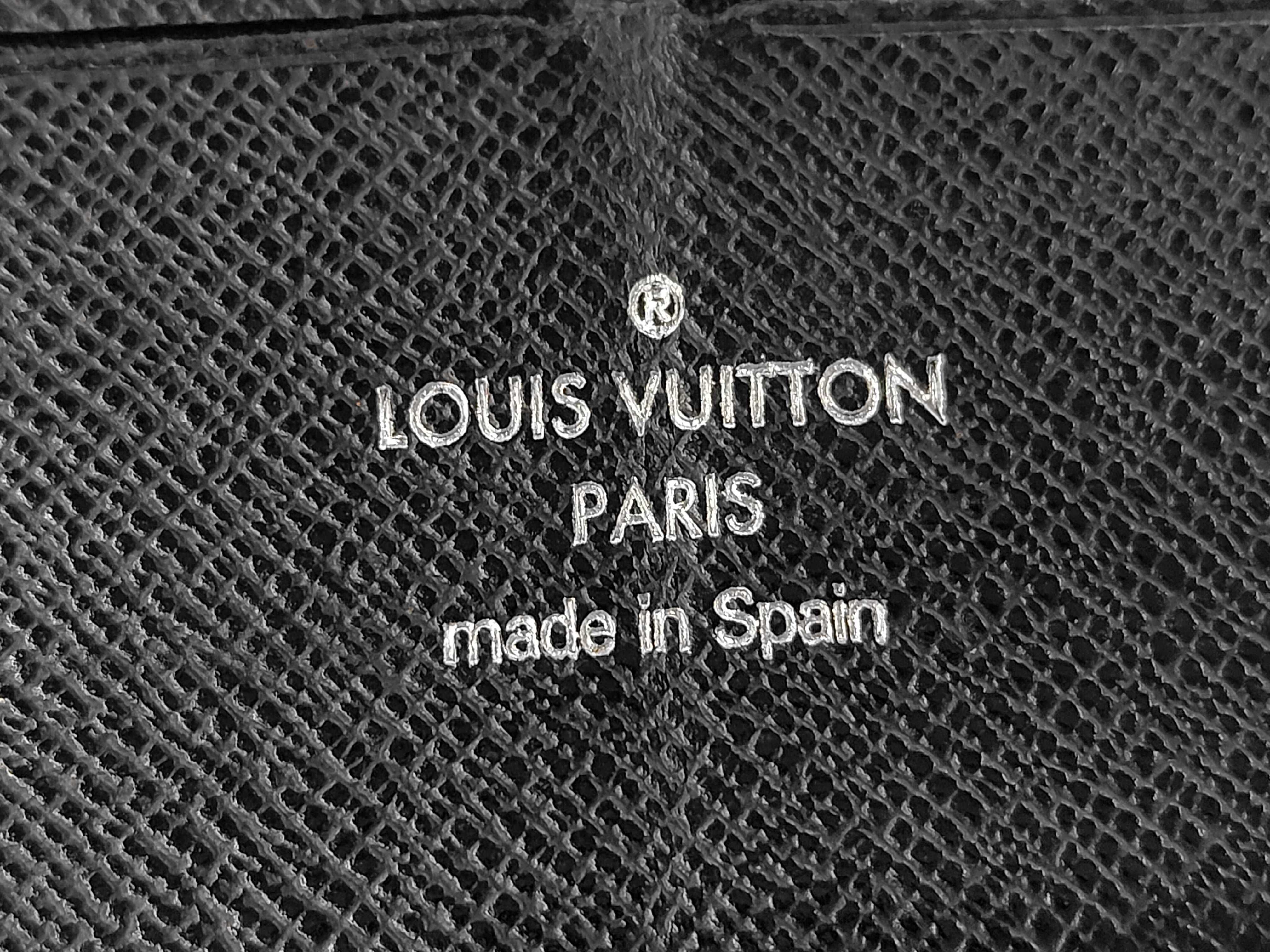 Damier Graphite LV Long Wallet Damier Graphite Wallet — view 12