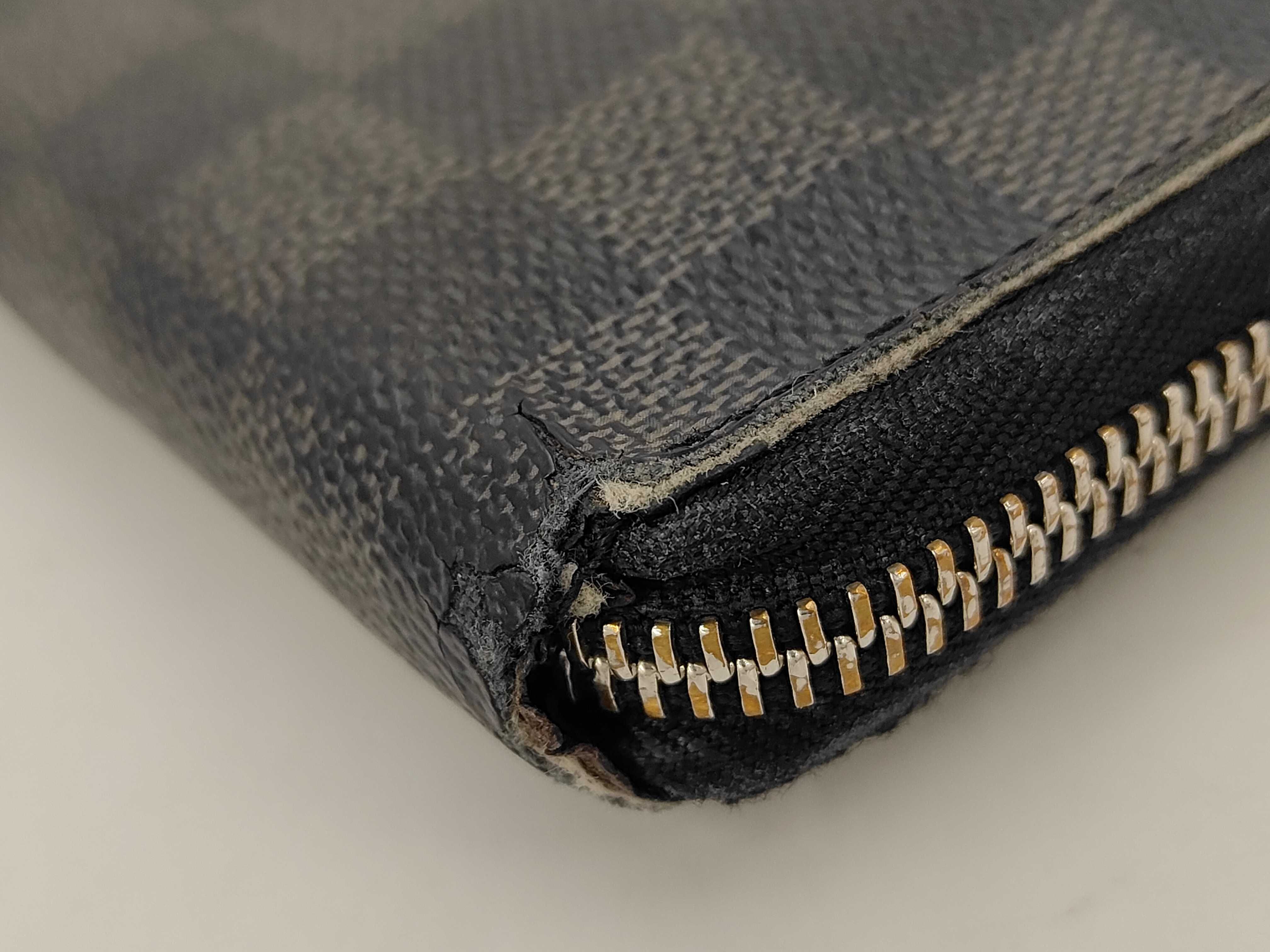 Damier Graphite LV Long Wallet Damier Graphite Wallet — view 7