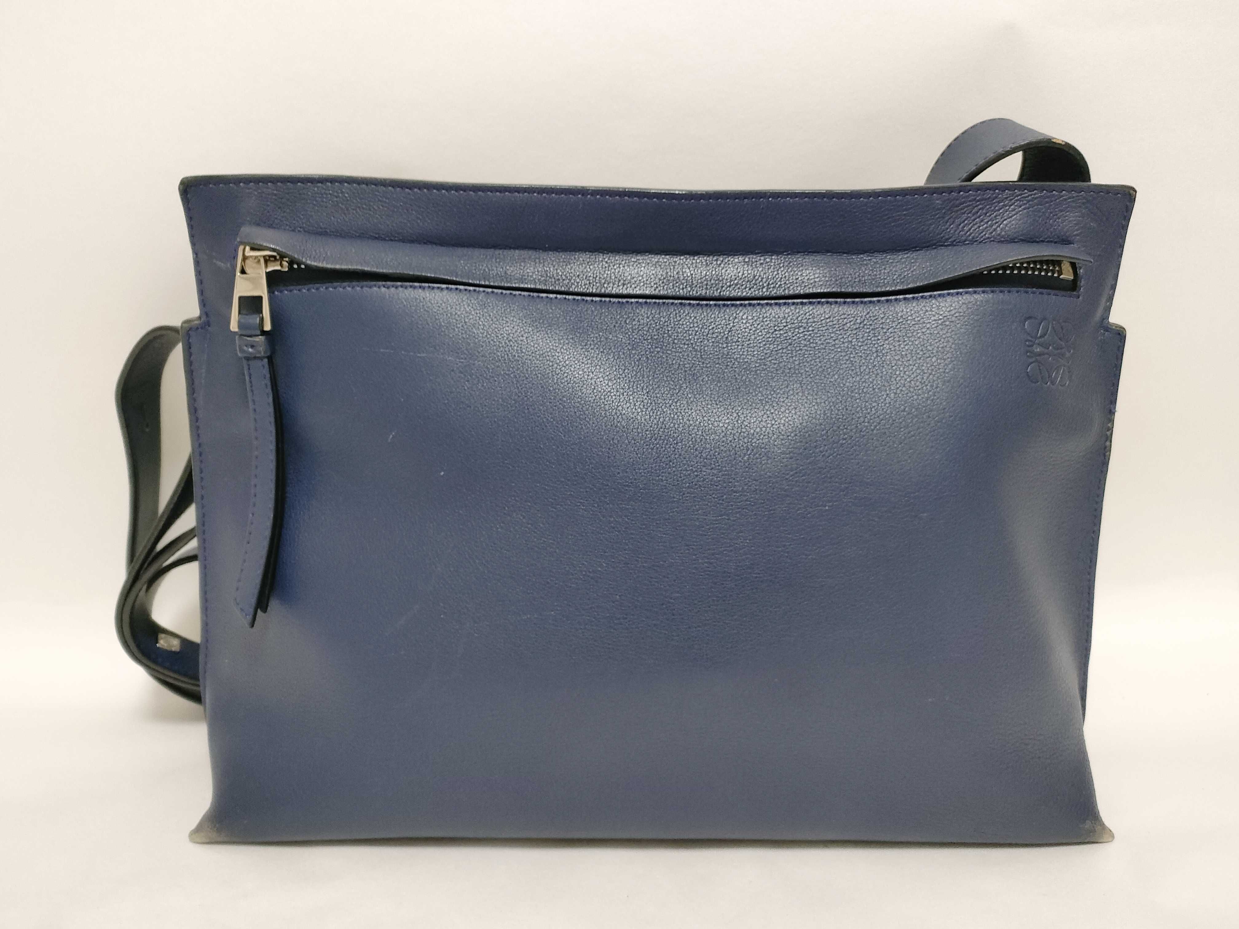 T Messenger Shoulder Bag, Blue