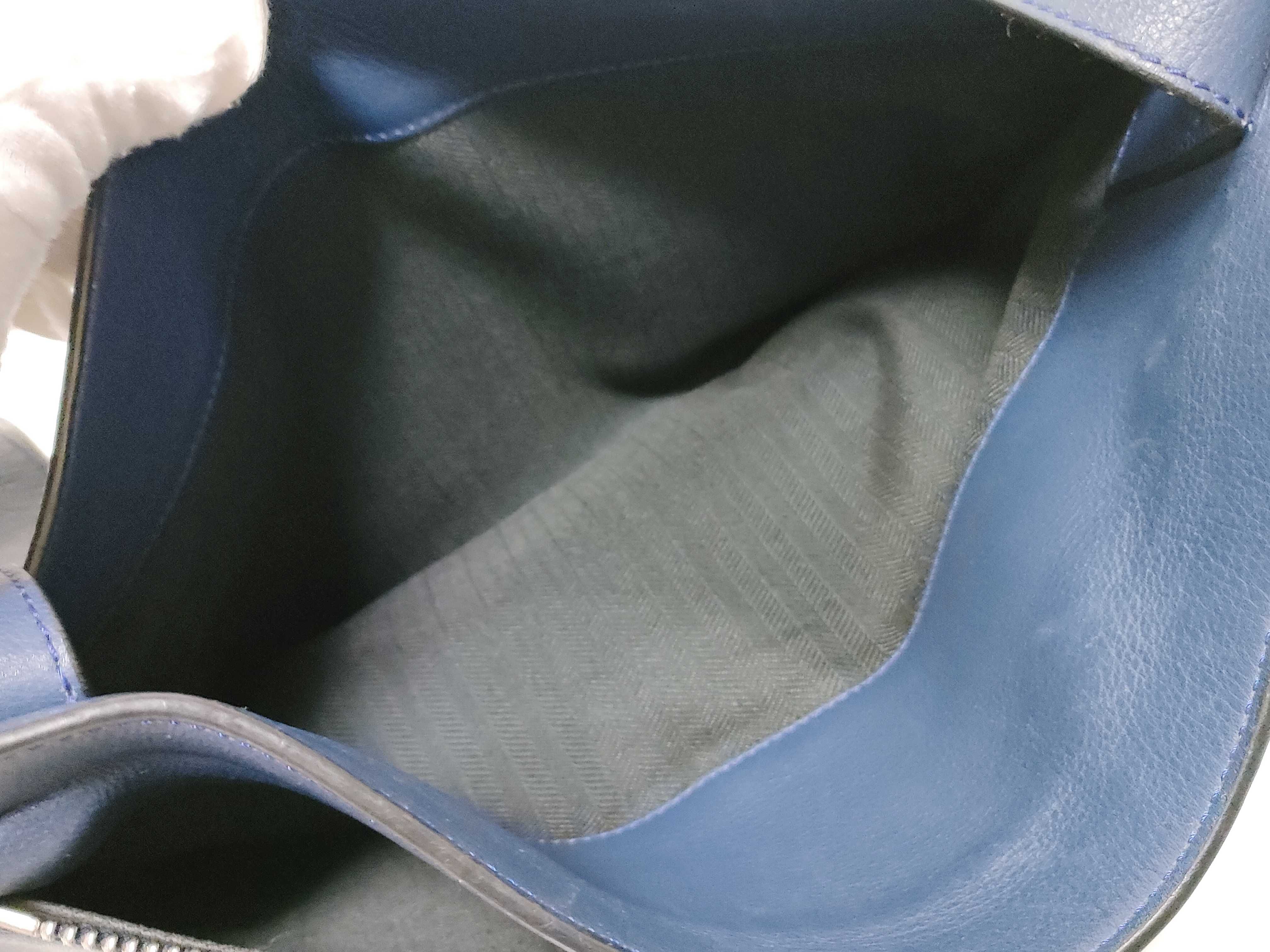 T Messenger Shoulder Bag, Blue — view 12