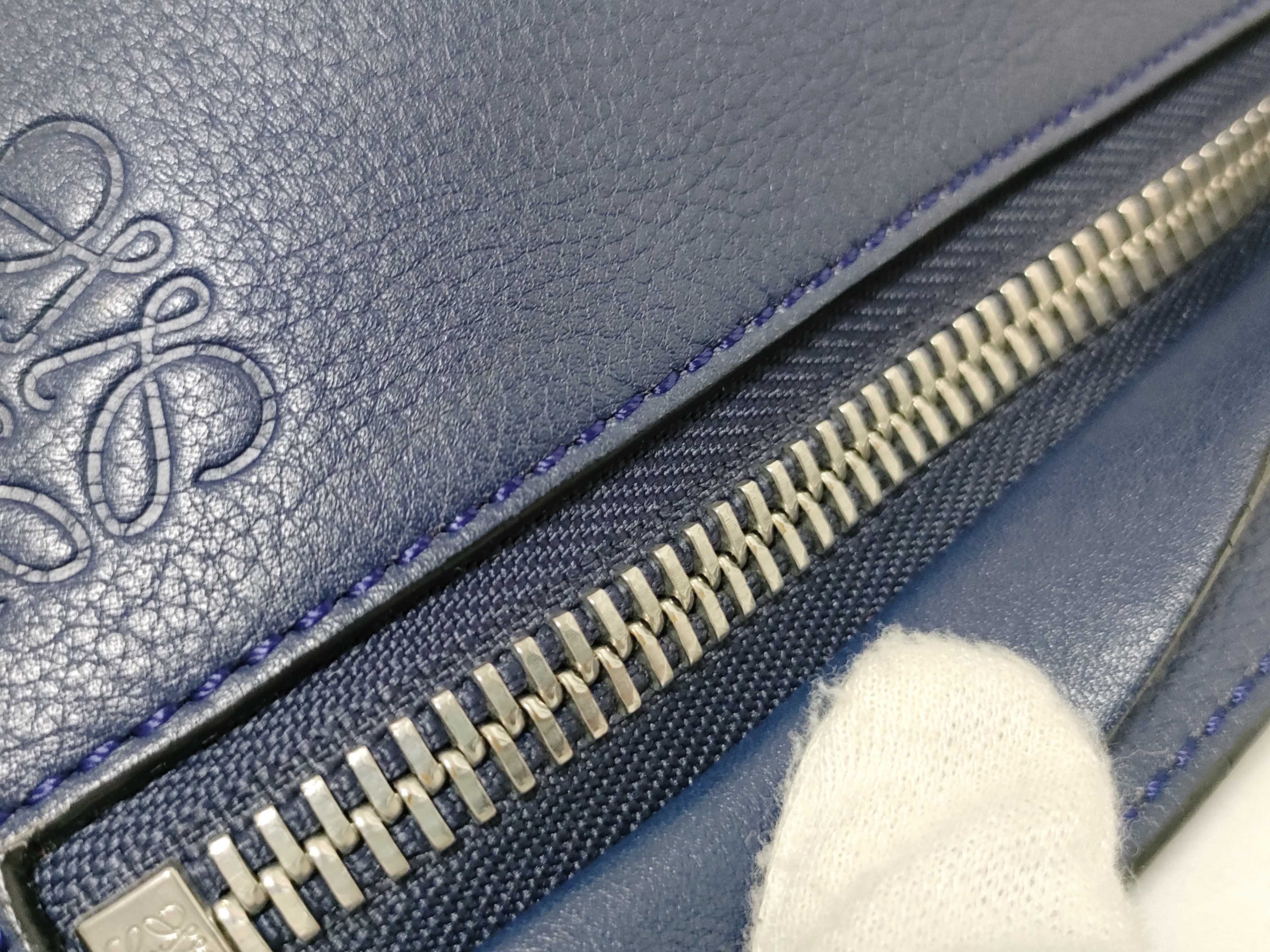 T Messenger Shoulder Bag, Blue — view 6