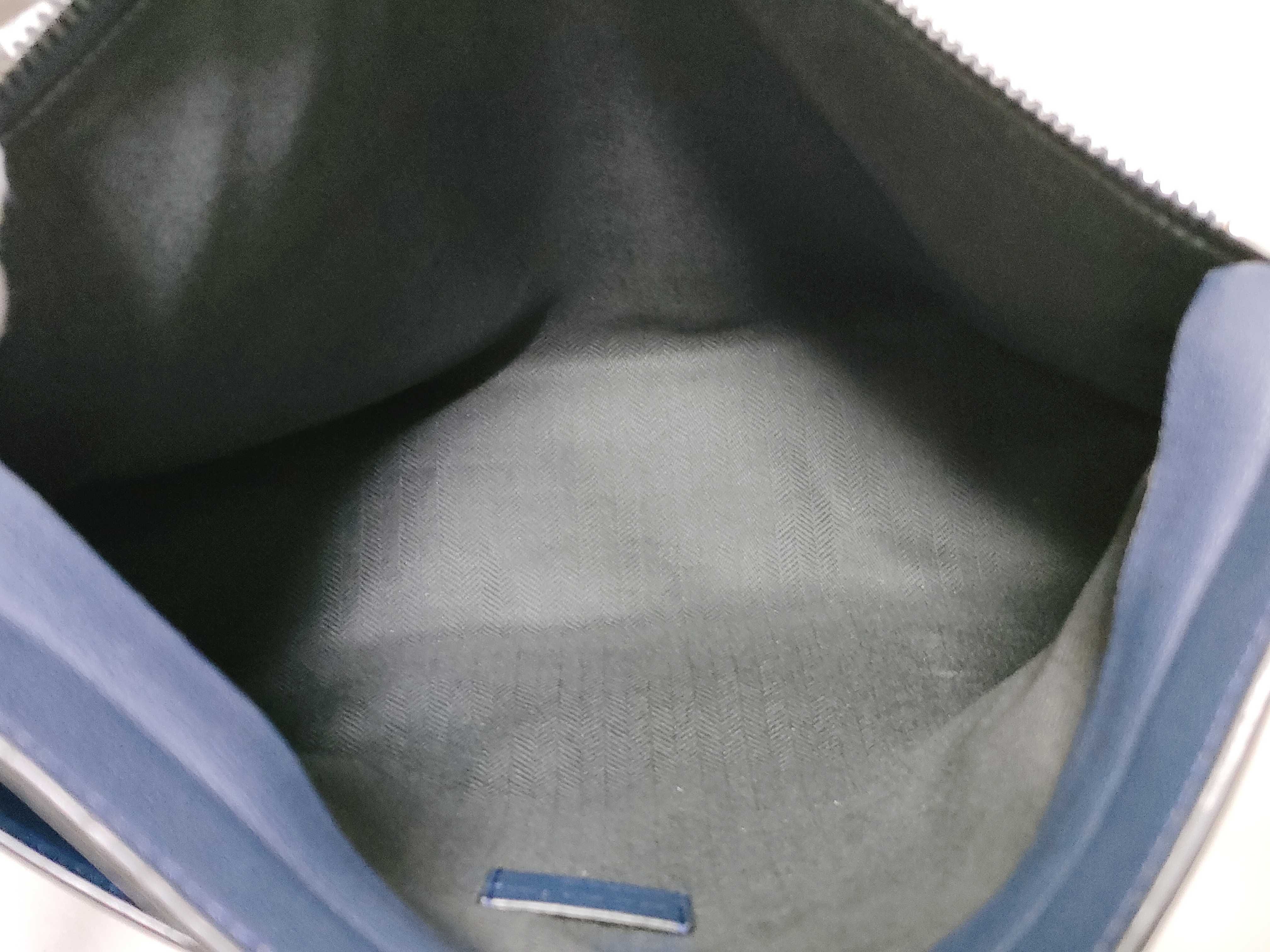 T Messenger Shoulder Bag, Blue — view 10