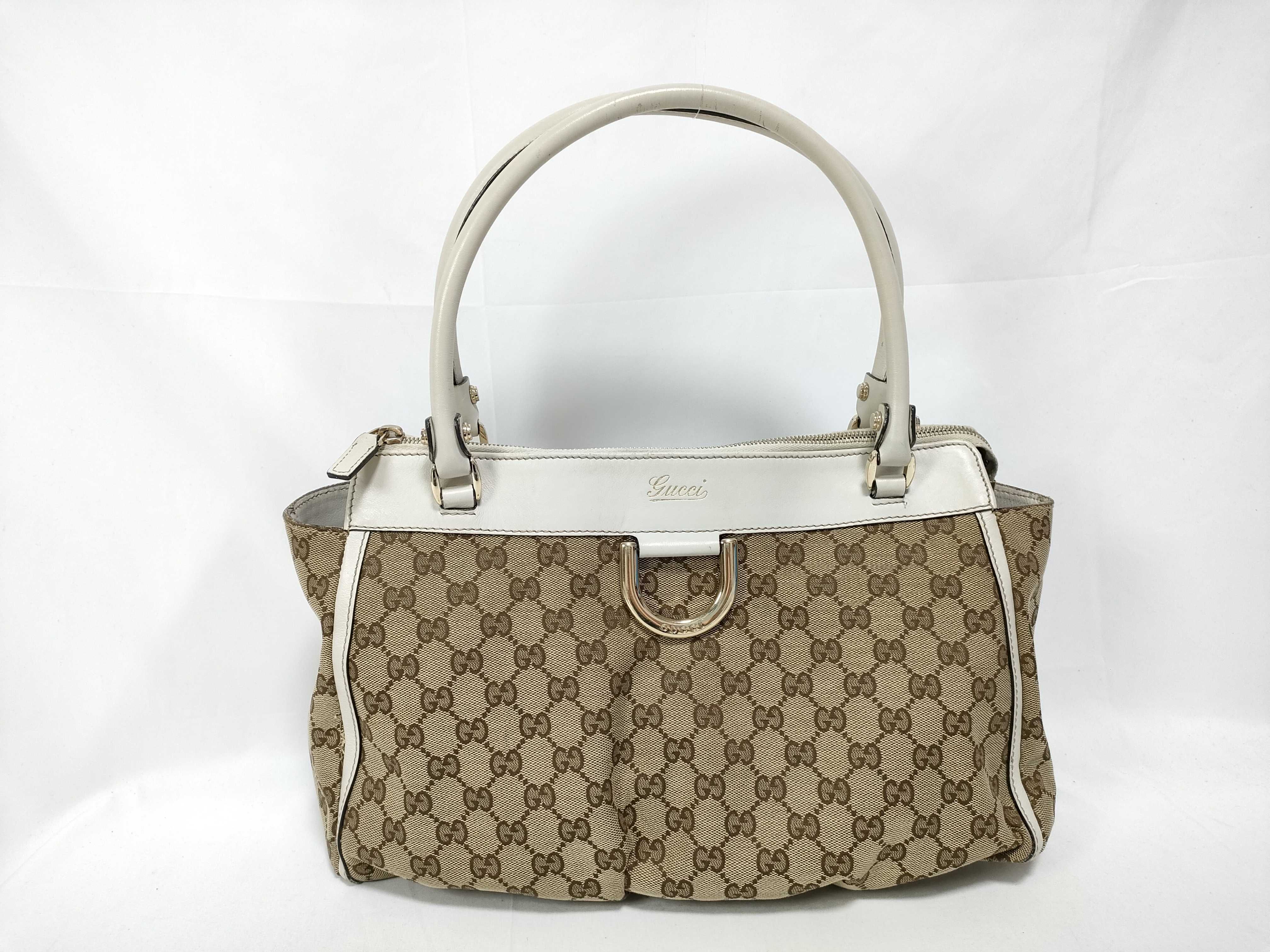 Abbey GG Canvas Tote Bag