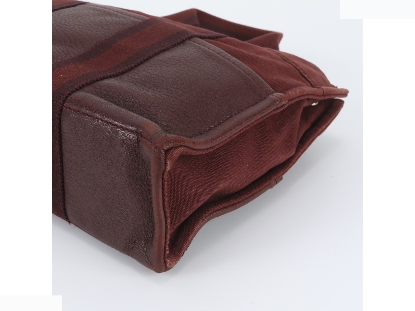 Foolto PM Leather Canvas Tote Bag (Shoulder Bag) — view 4