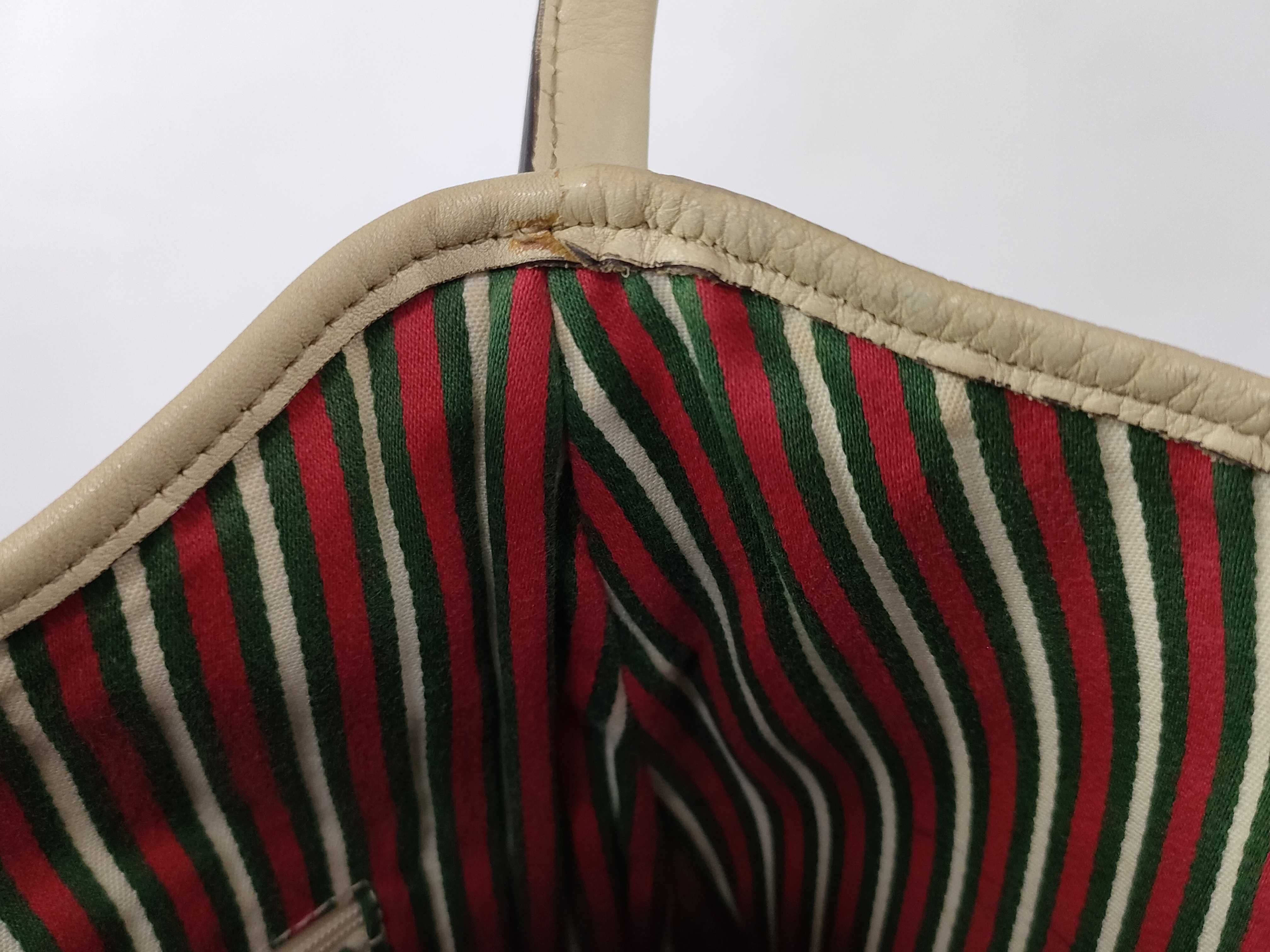 GG Canvas New Brit 169947 Leather Shoulder Bag Handbag — view 12