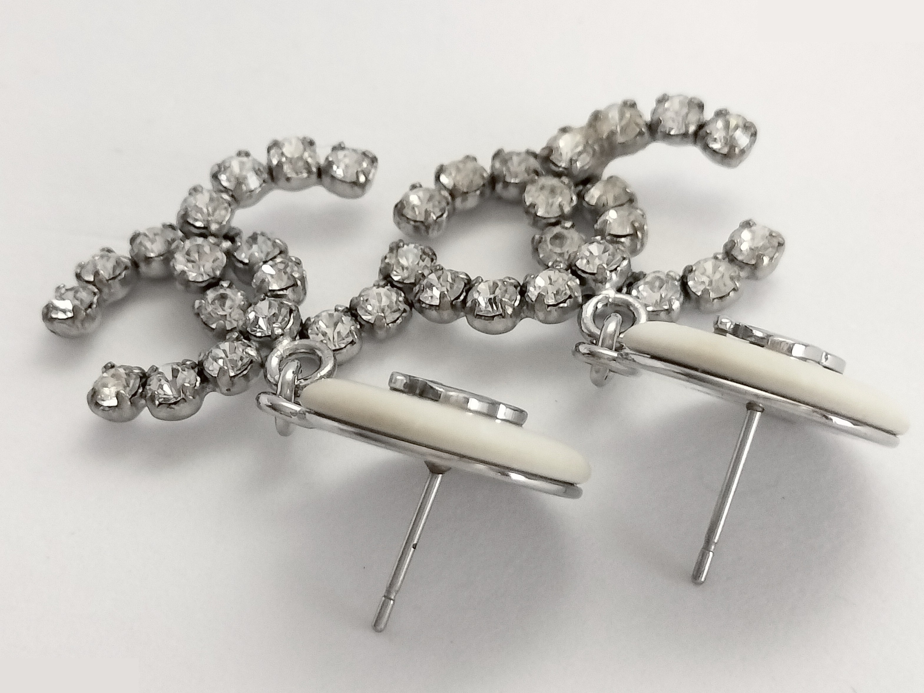 Coco Rhinestone Dangle Earrings 00A — view 4
