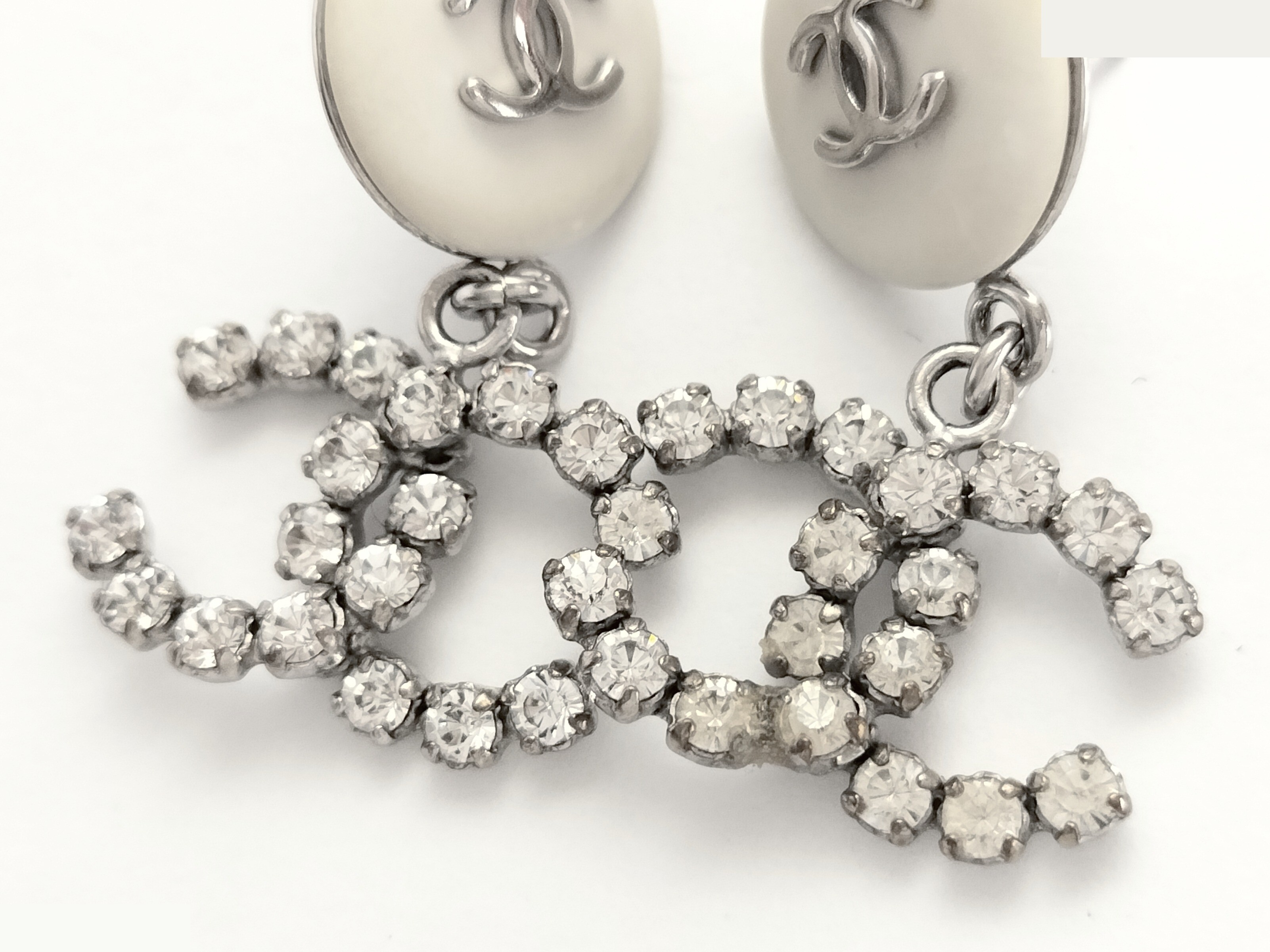 Coco Rhinestone Dangle Earrings 00A — view 5