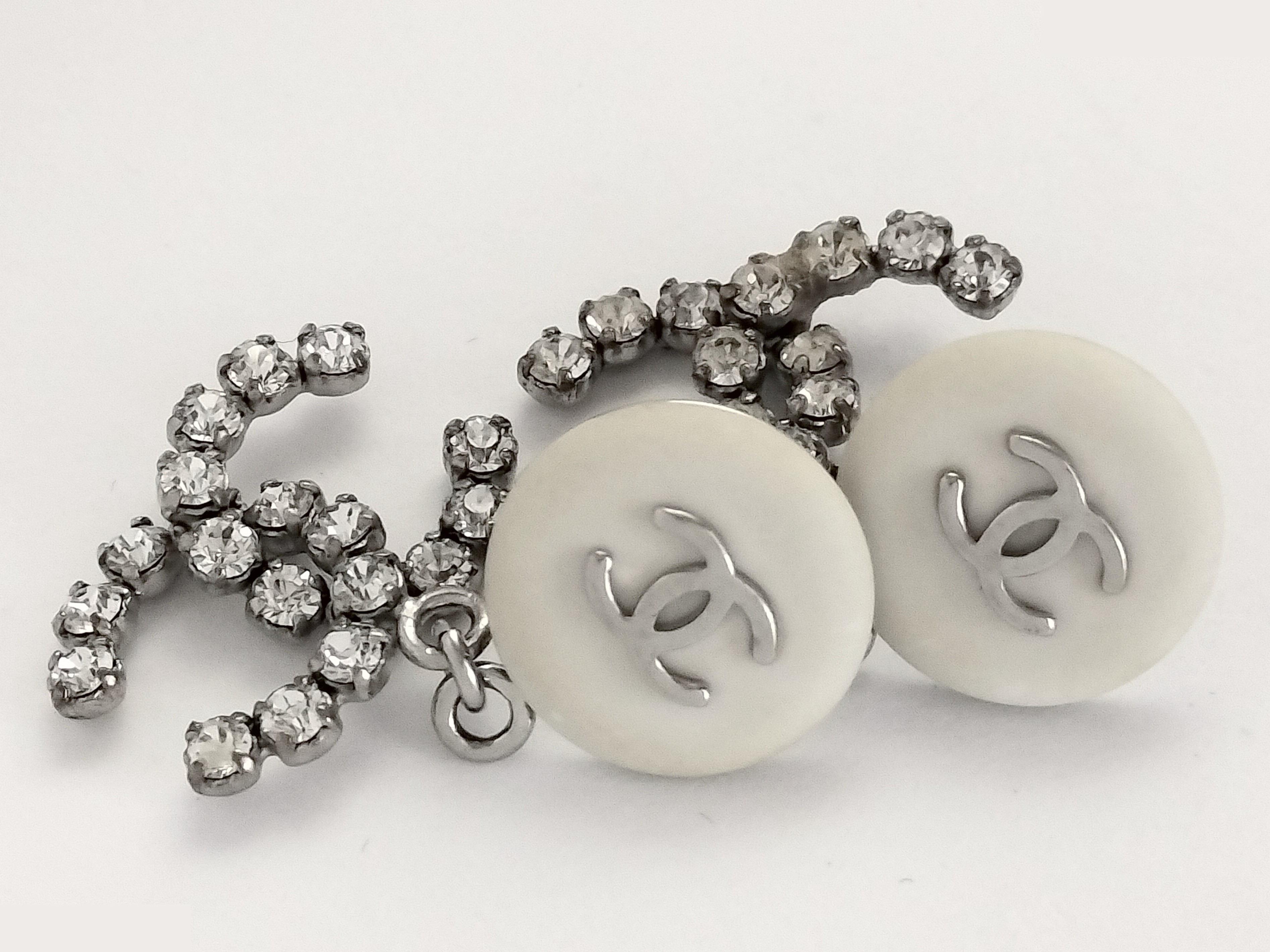 Coco Rhinestone Dangle Earrings 00A — view 6