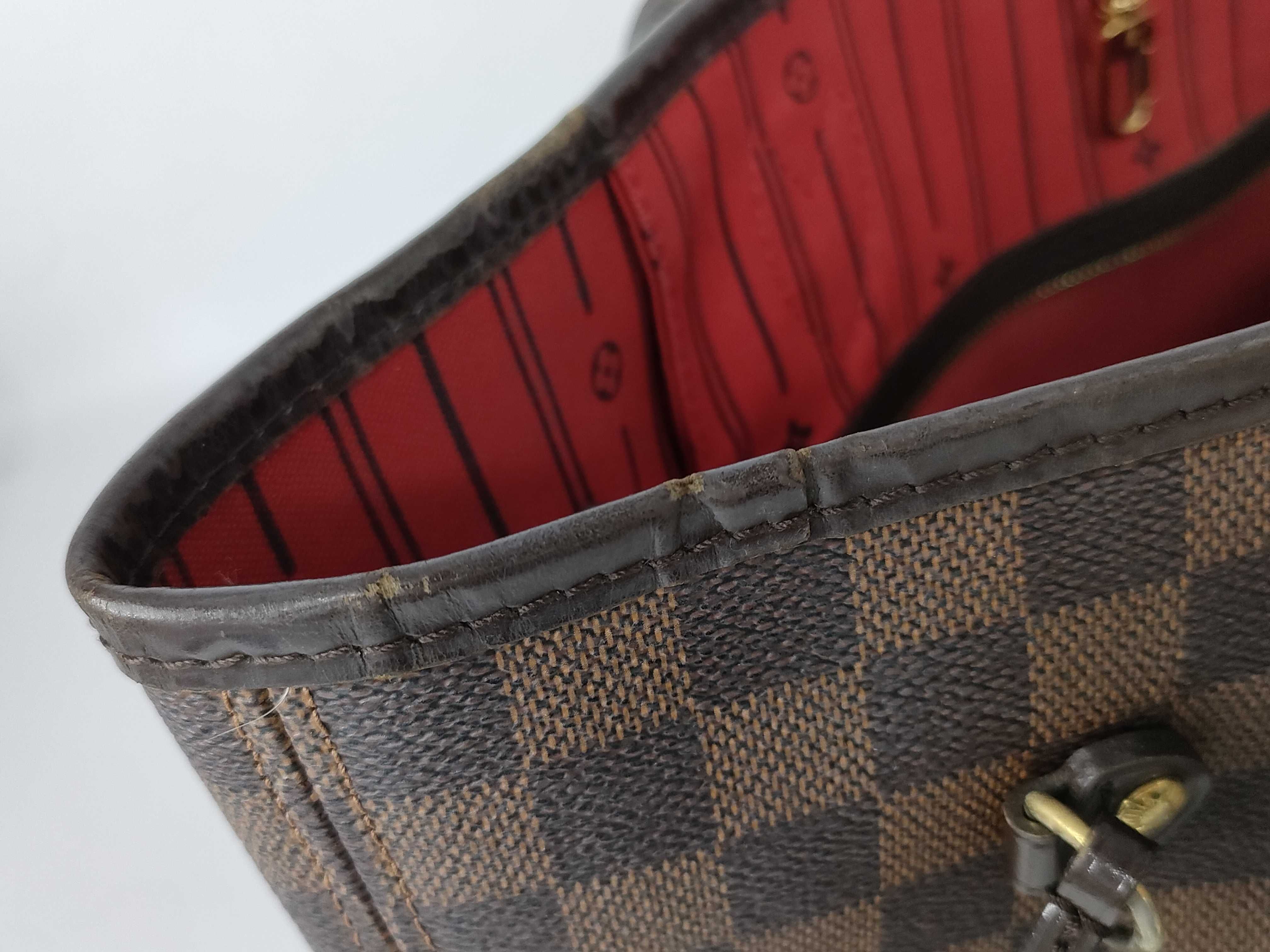 Damier Louis Vuitton Damier Neverfull MM N41358 Tote Bag — view 12