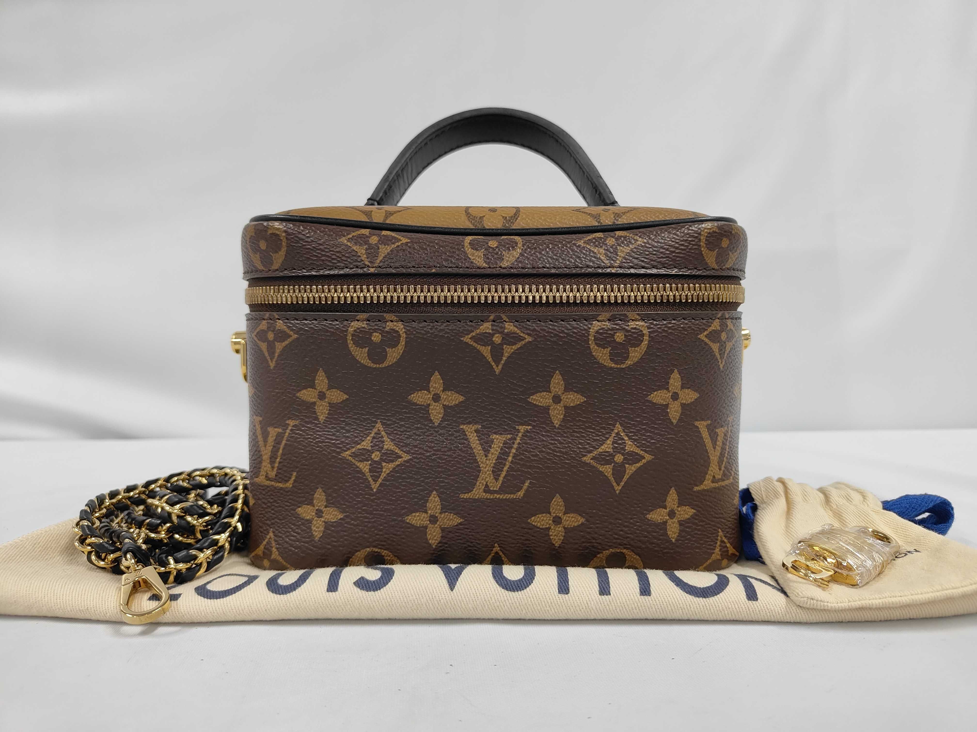 Vanity Monogram Reverse Shoulder Bag