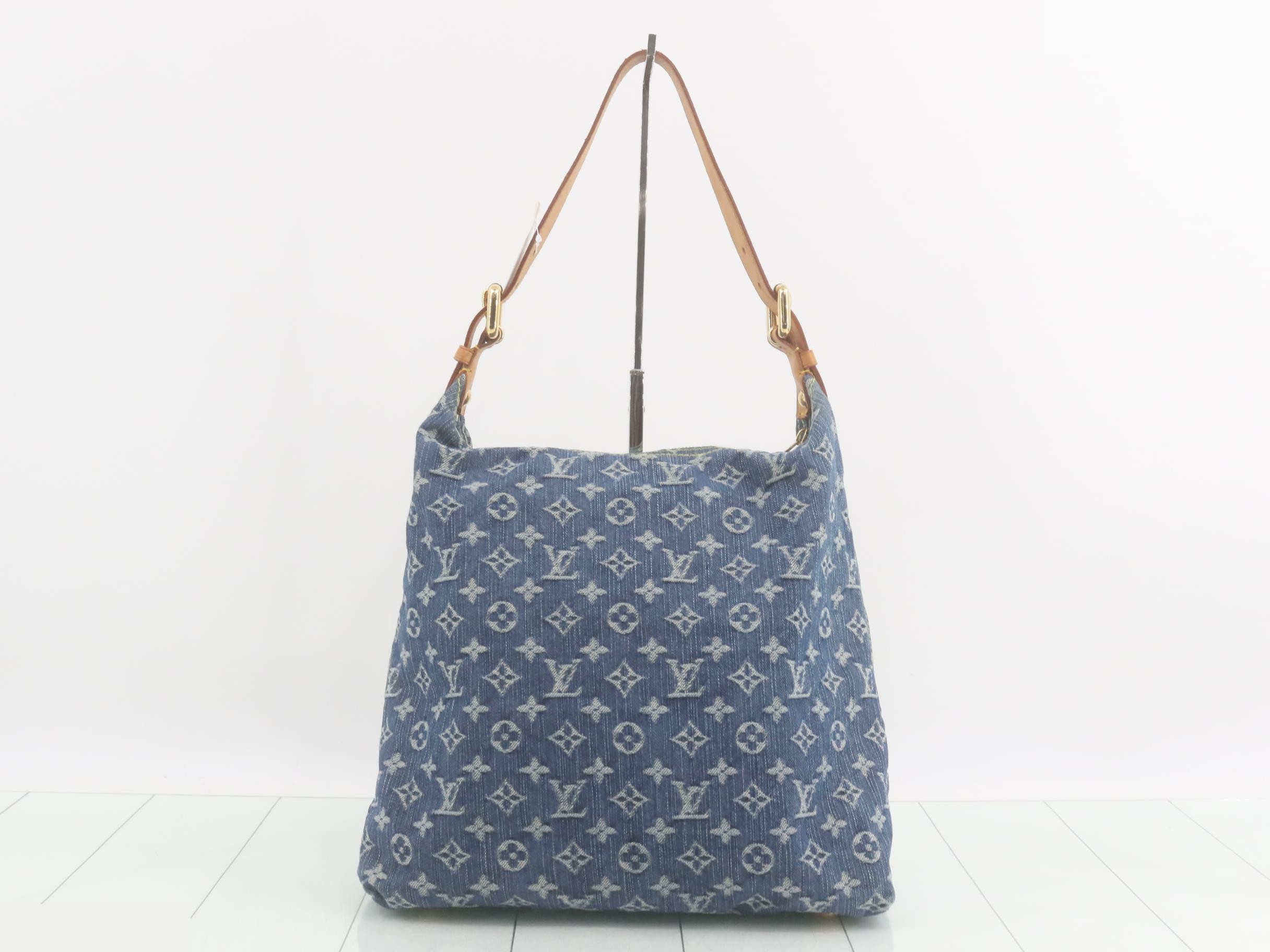 Monogram Denim Baggy GM Shoulder Bag — view 2