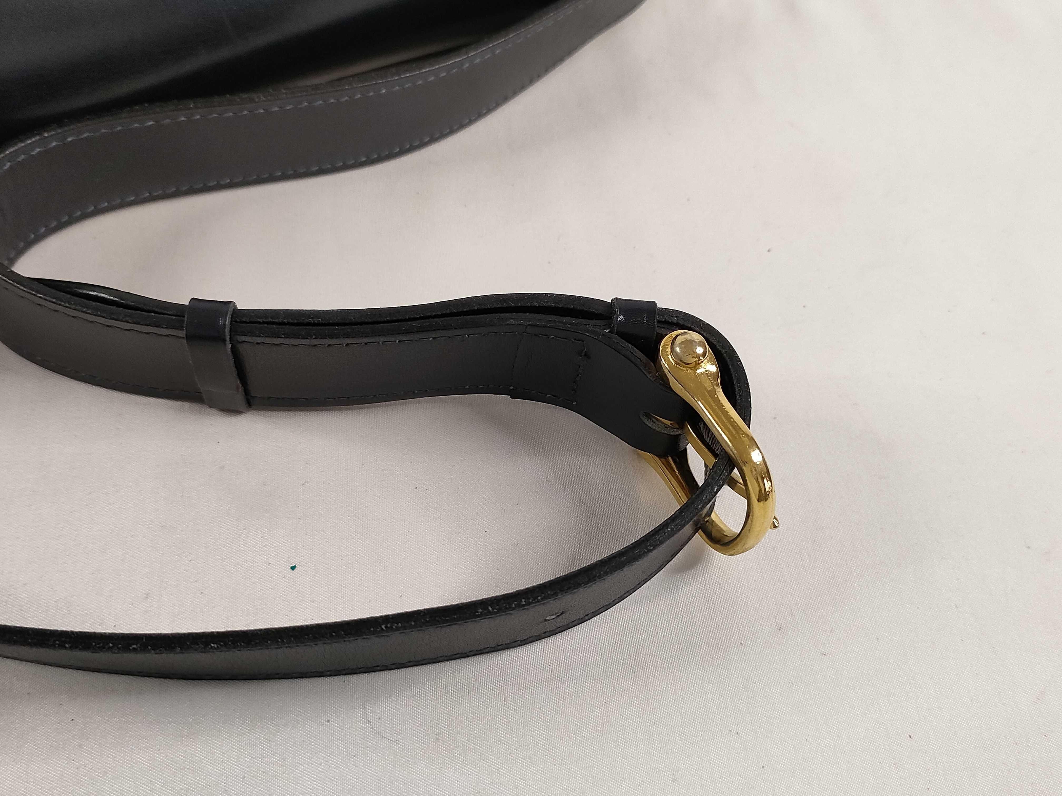 shoulder bag with carriage hardware — view 4