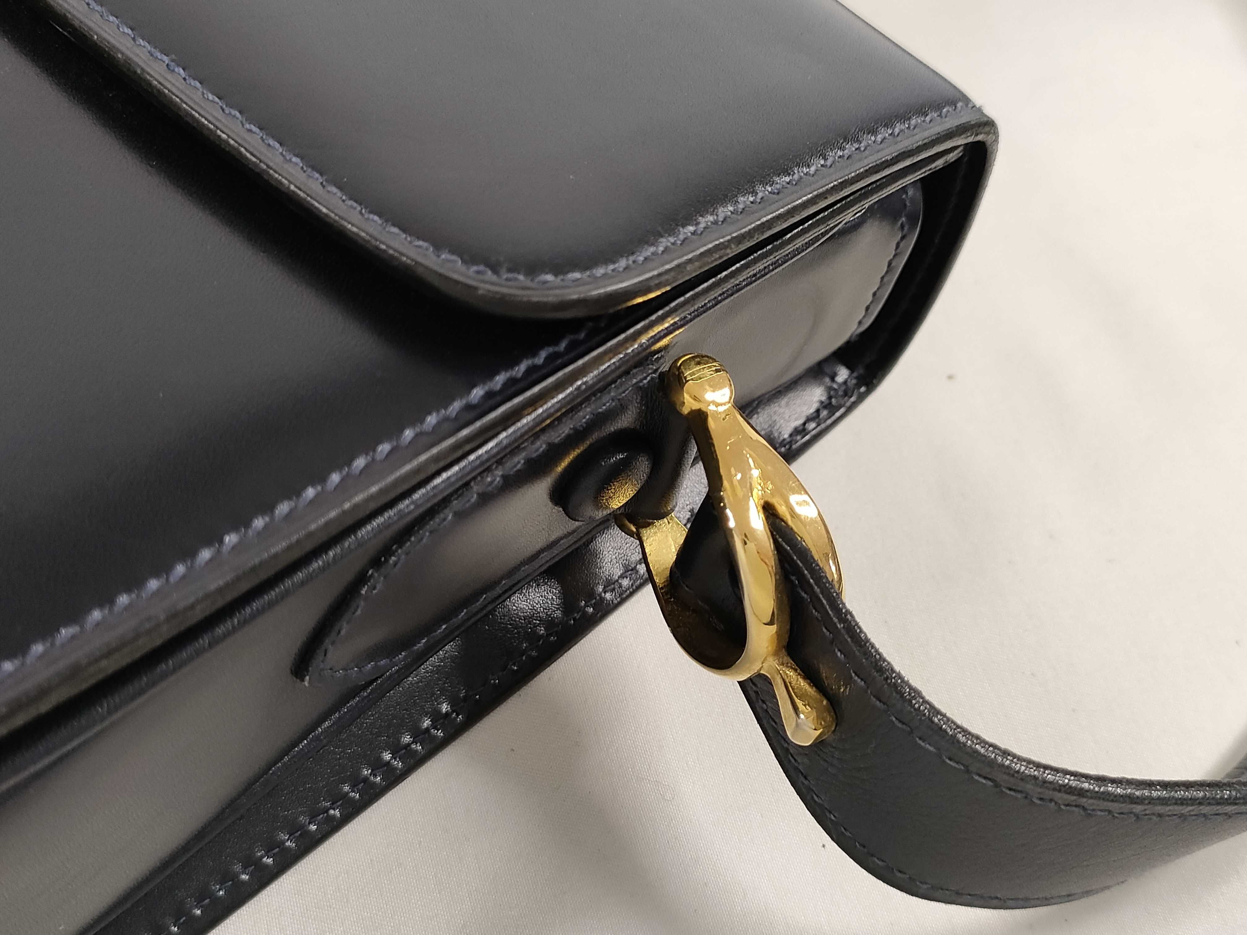 shoulder bag with carriage hardware — view 5