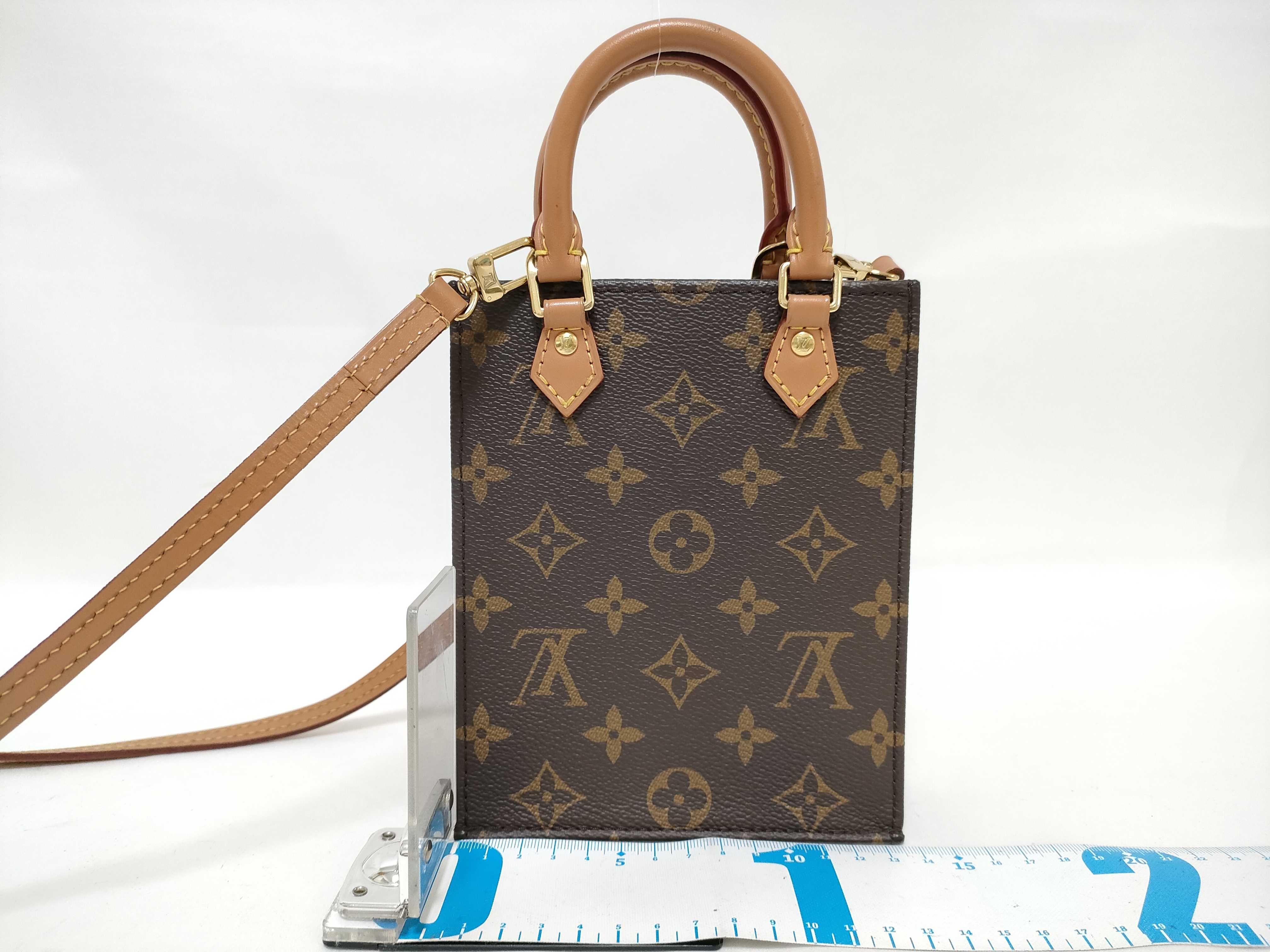 Monogram Louis Vuitton Petit Sac Pla Handbag — view 2