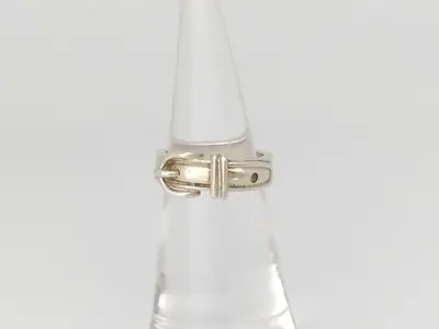 Ceinture Ring, Sterling Silver 925 Ring