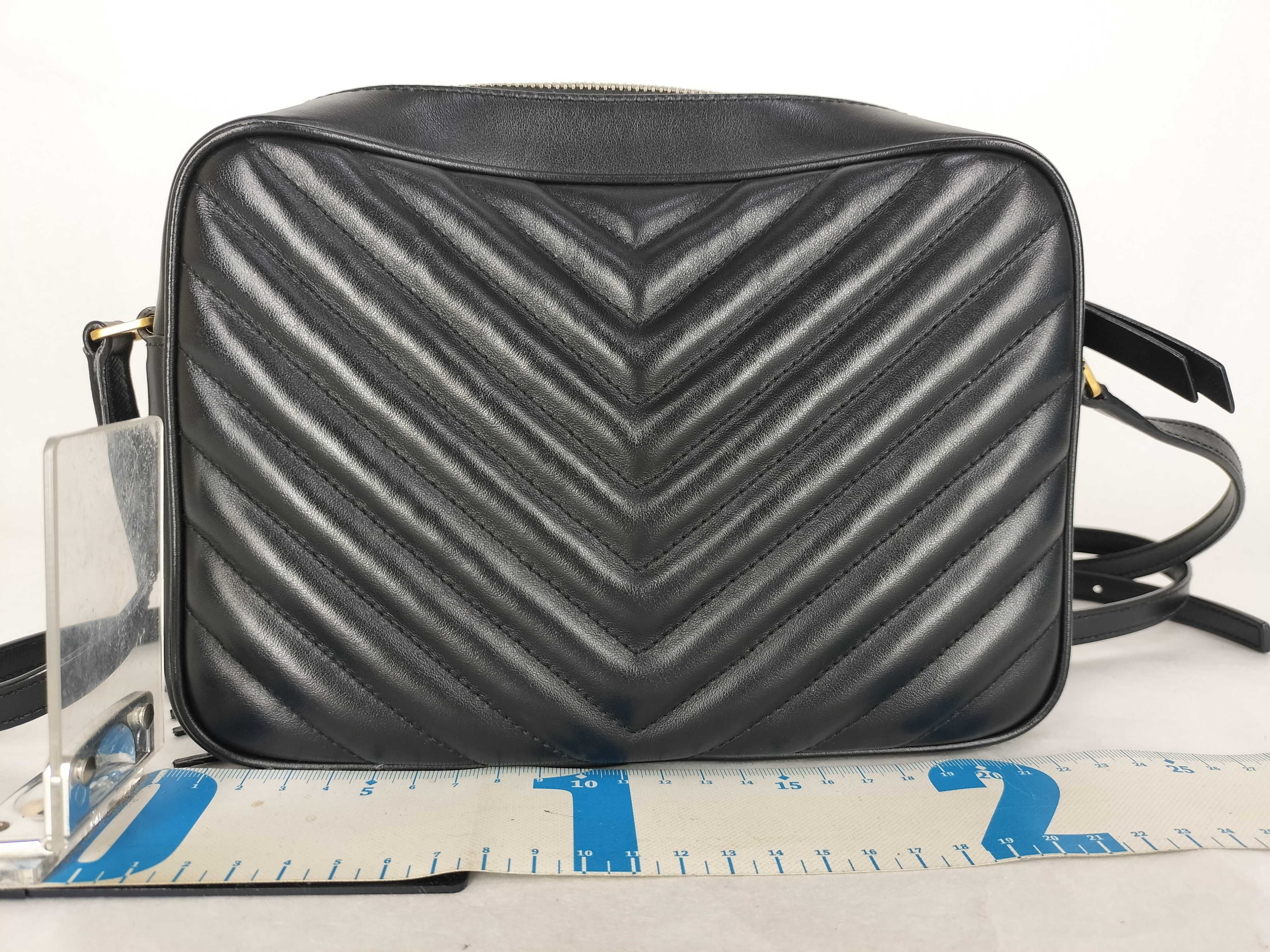 Lou Camera Leather Shoulder Bag, Black, 612544 (Shoulder Bag) — view 2