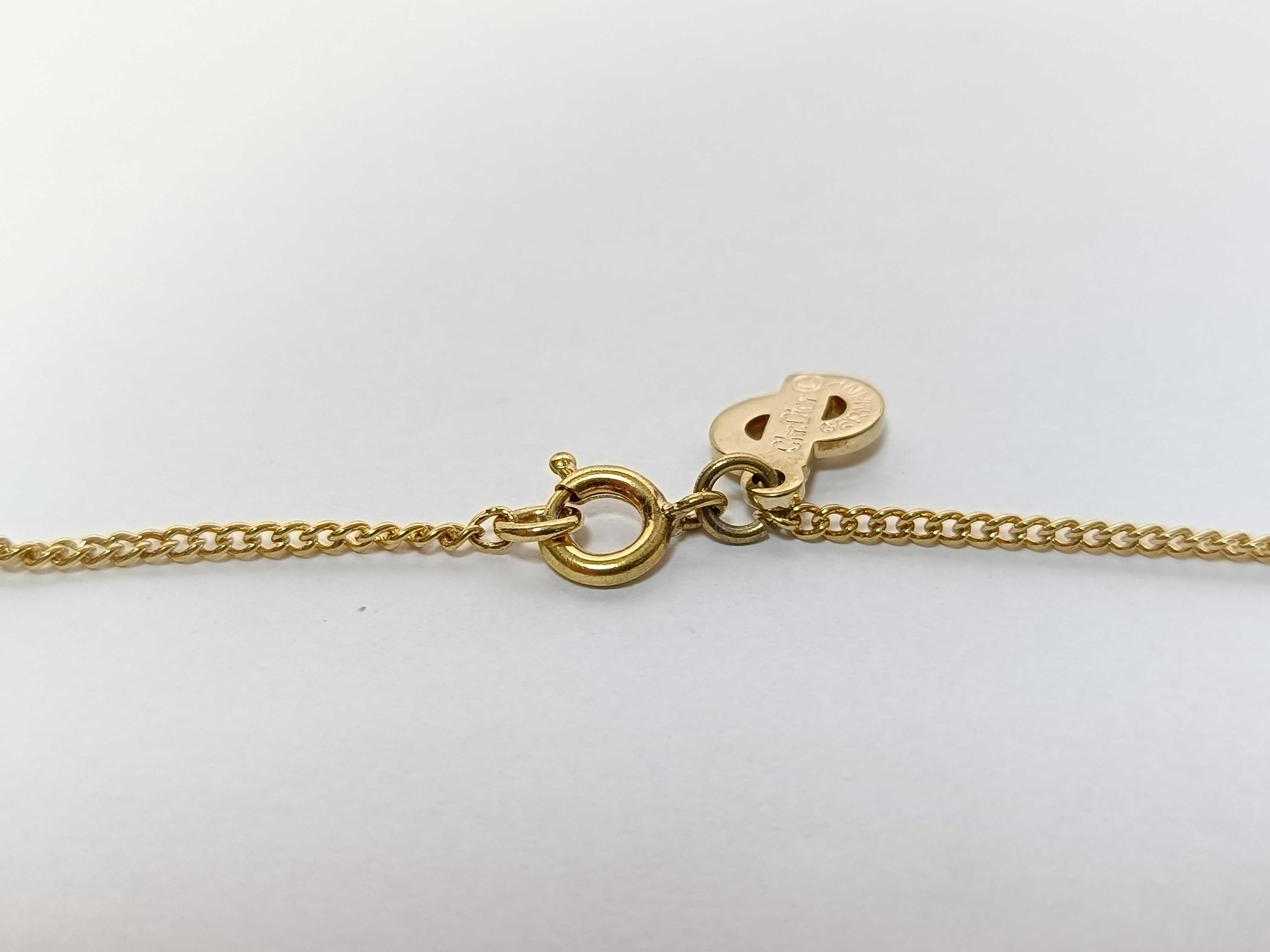 CD rhinestone necklace — view 3