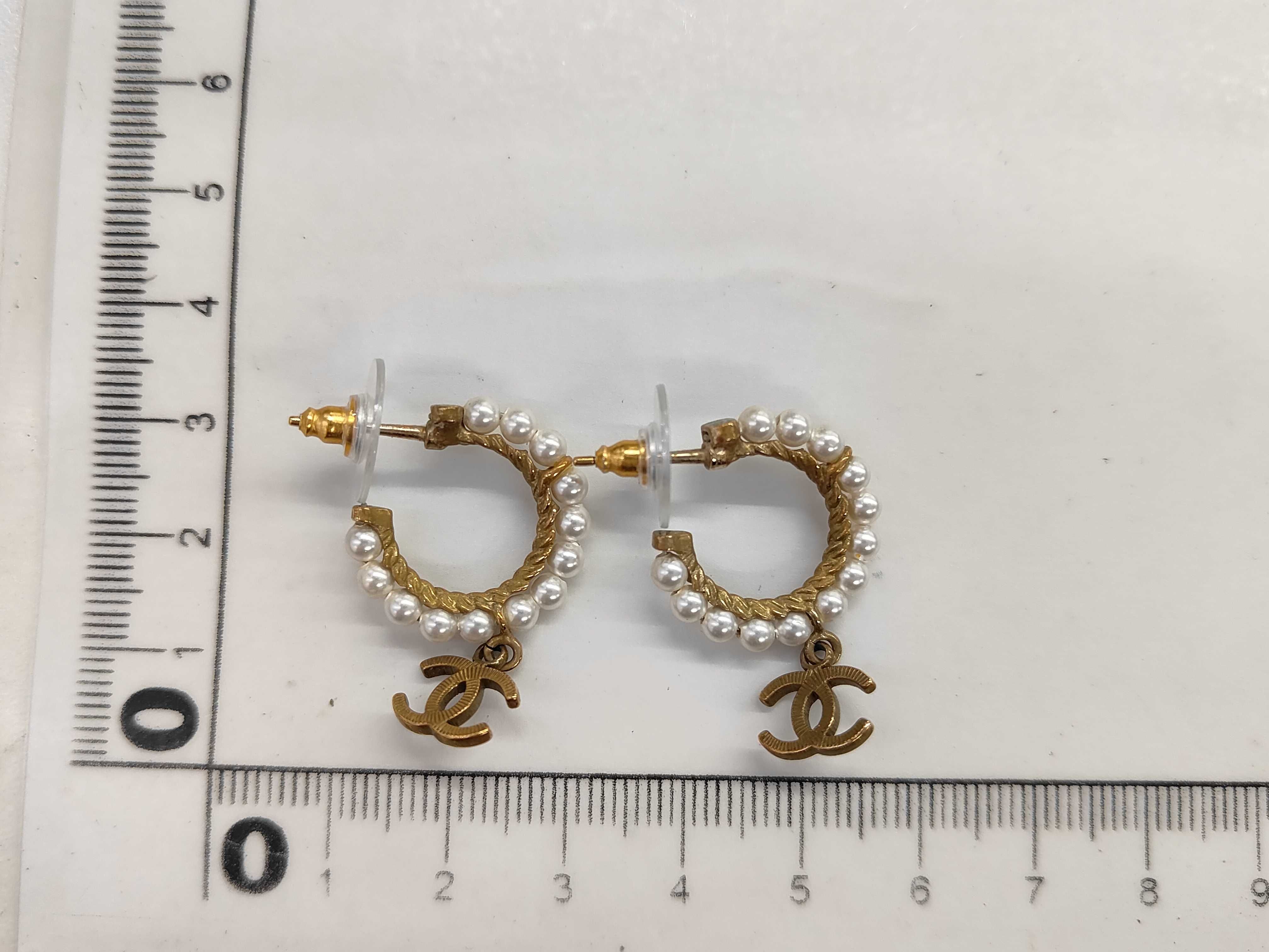 Coco Mark Pearl Earrings A20C — view 5