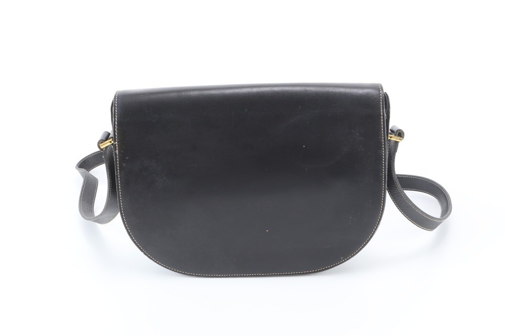 CD, metal fittings, leather shoulder bag — view 3