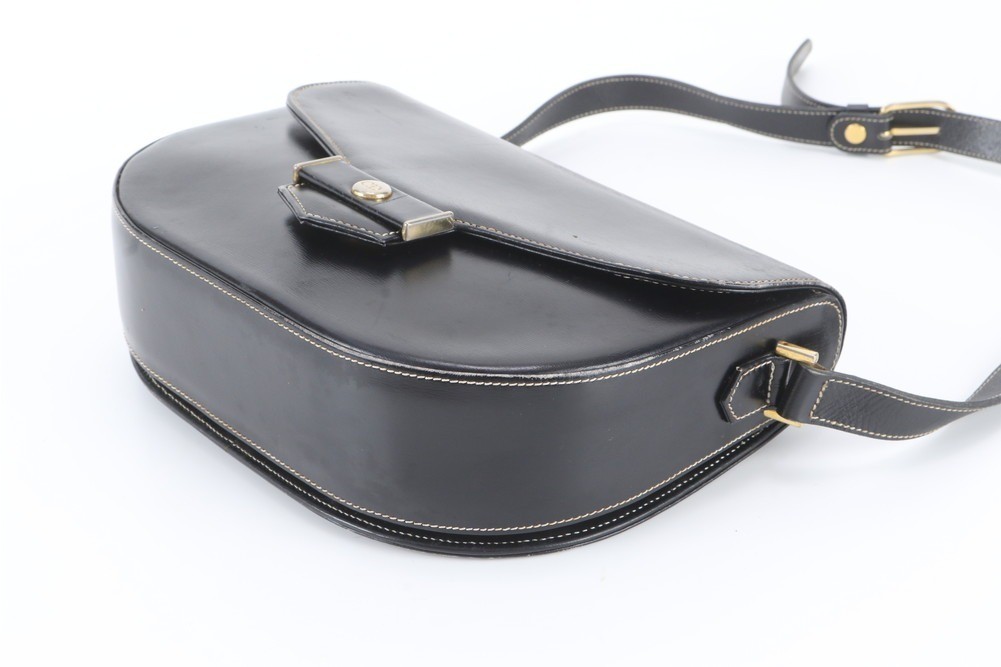 CD, metal fittings, leather shoulder bag — view 4