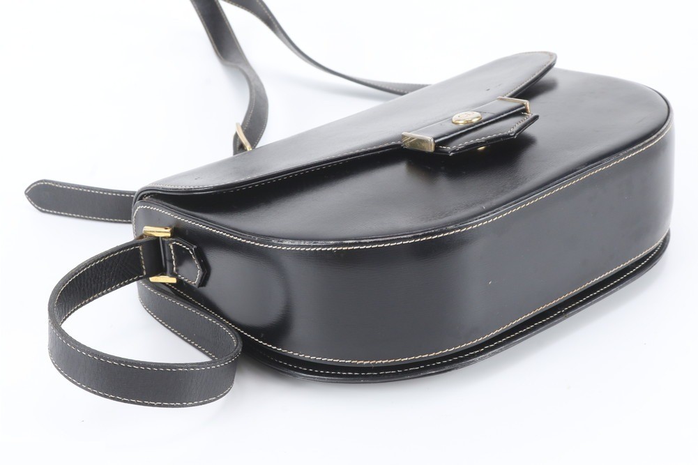 CD, metal fittings, leather shoulder bag — view 5