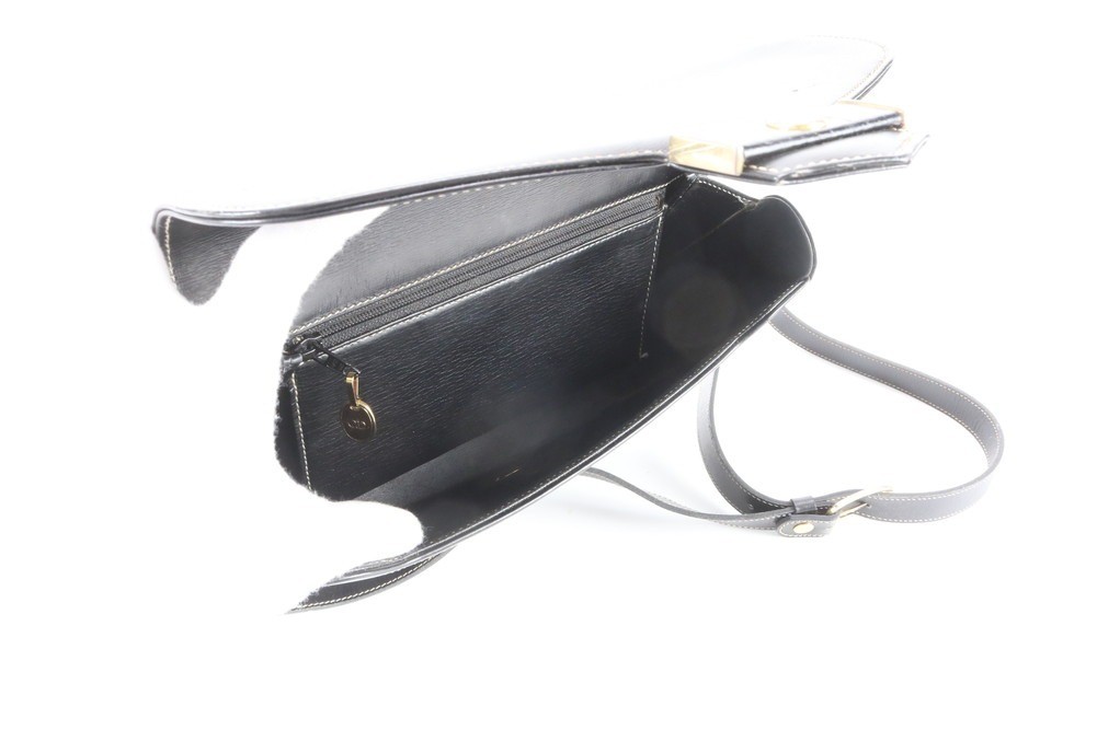 CD, metal fittings, leather shoulder bag — view 7