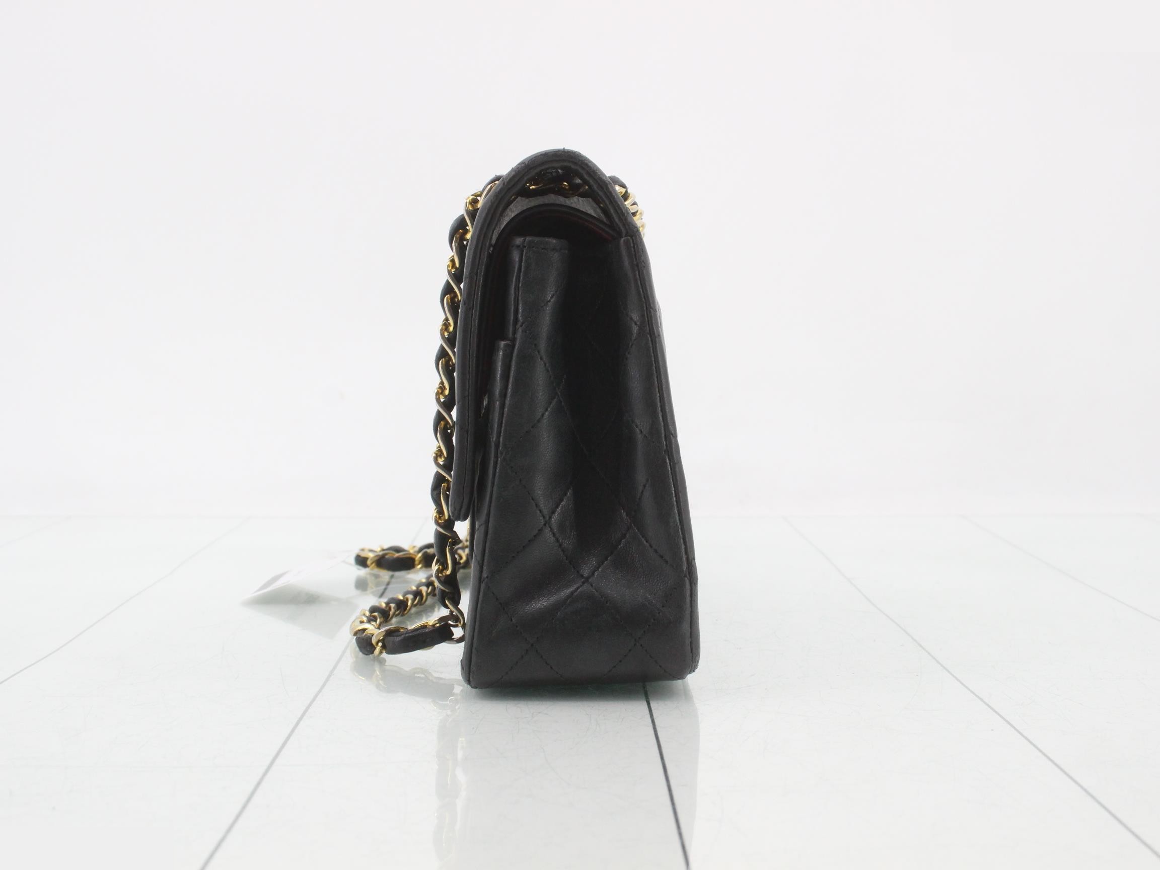 Matelassé Double Flap Chain Shoulder Bag — view 3
