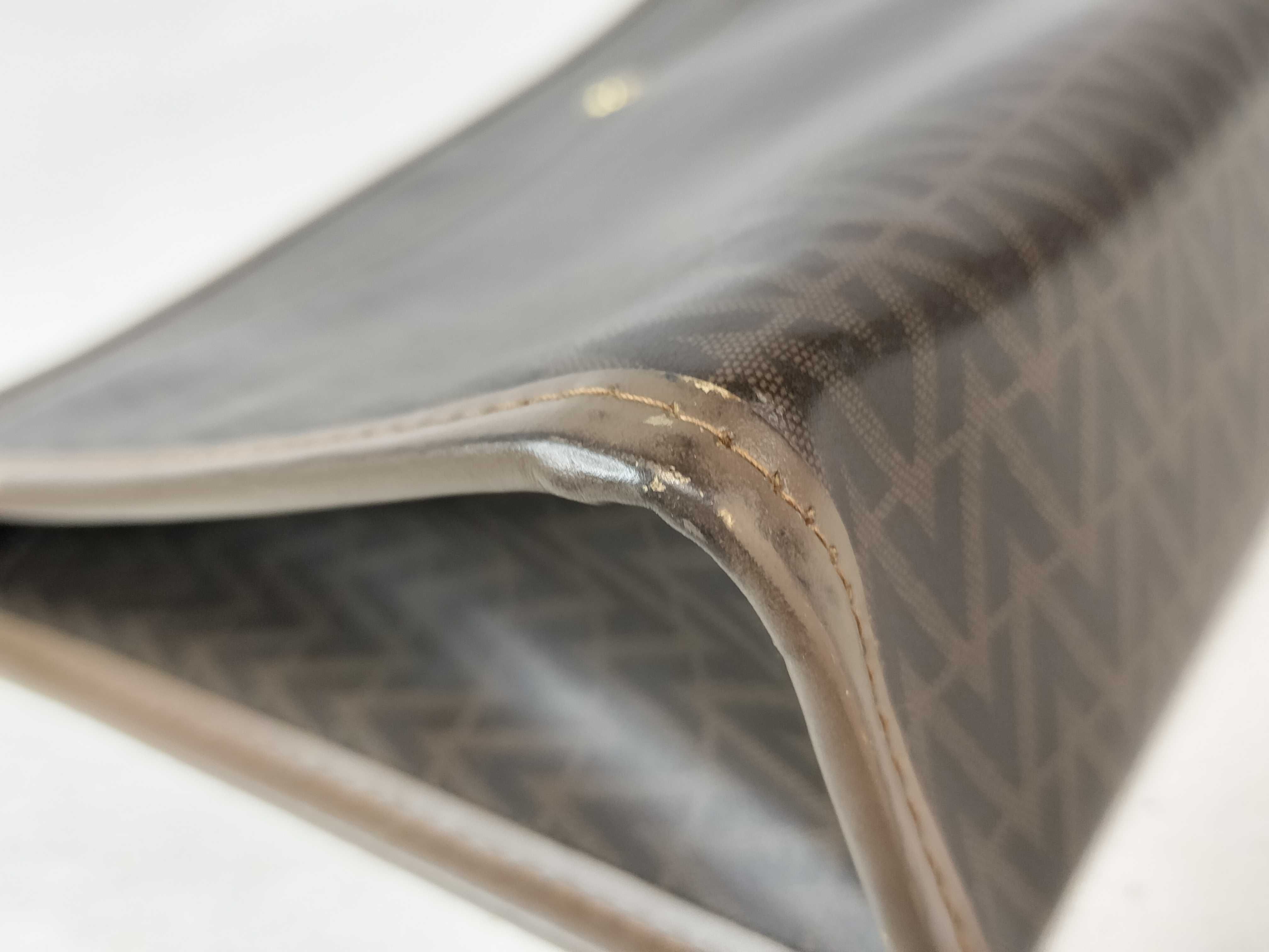 MARIO Valentino V-logo brown clutch bag, second bag — view 13
