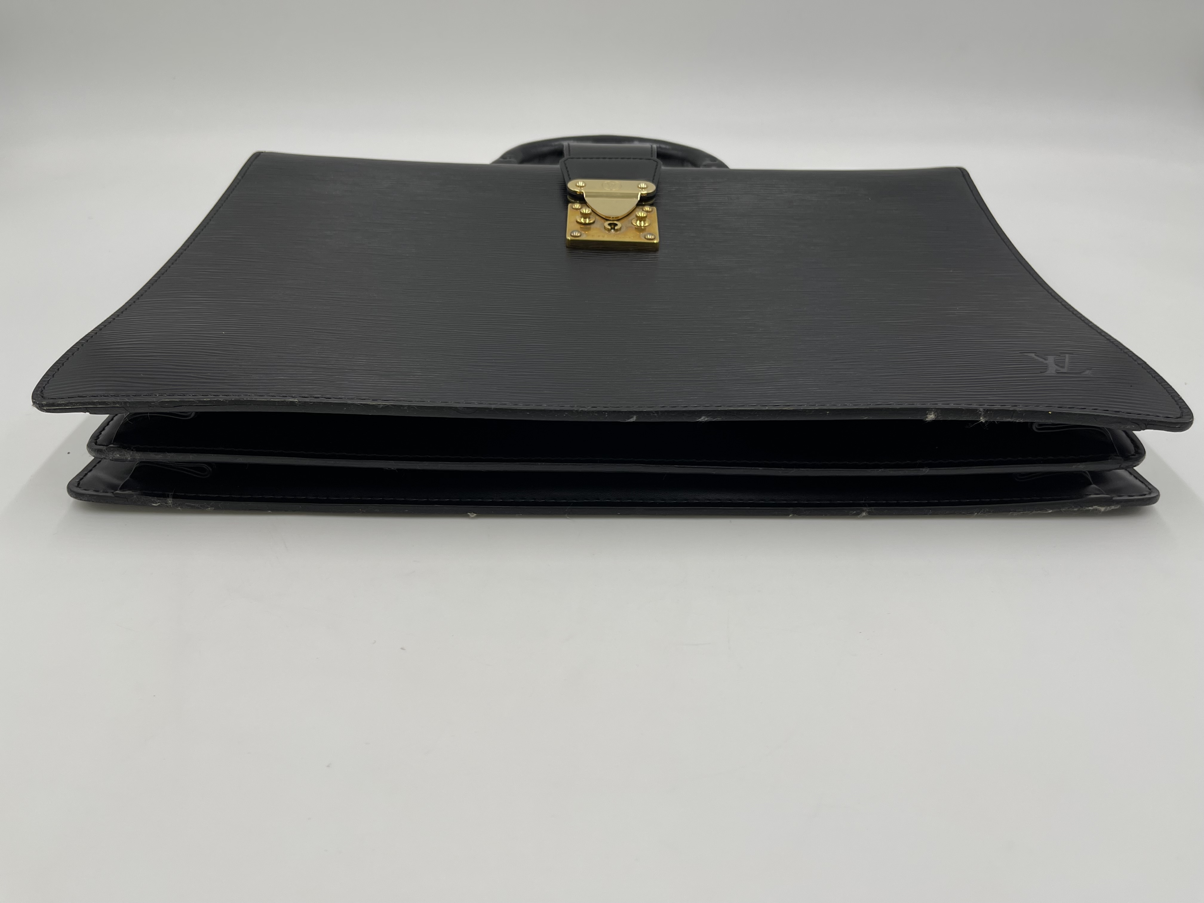 Epi Serviette Fermoir M54352 Business Bag — view 6