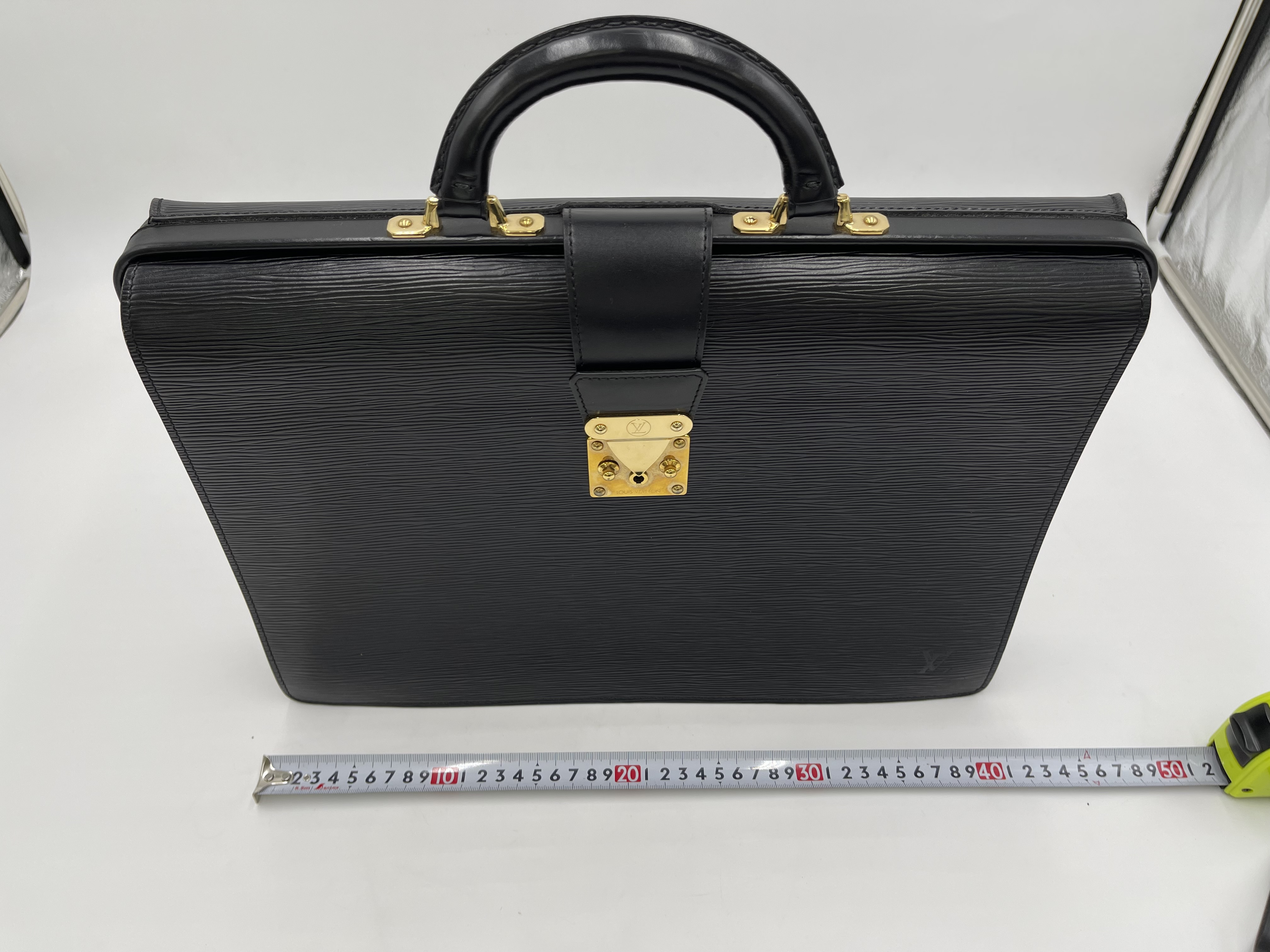 Epi Serviette Fermoir M54352 Business Bag — view 7