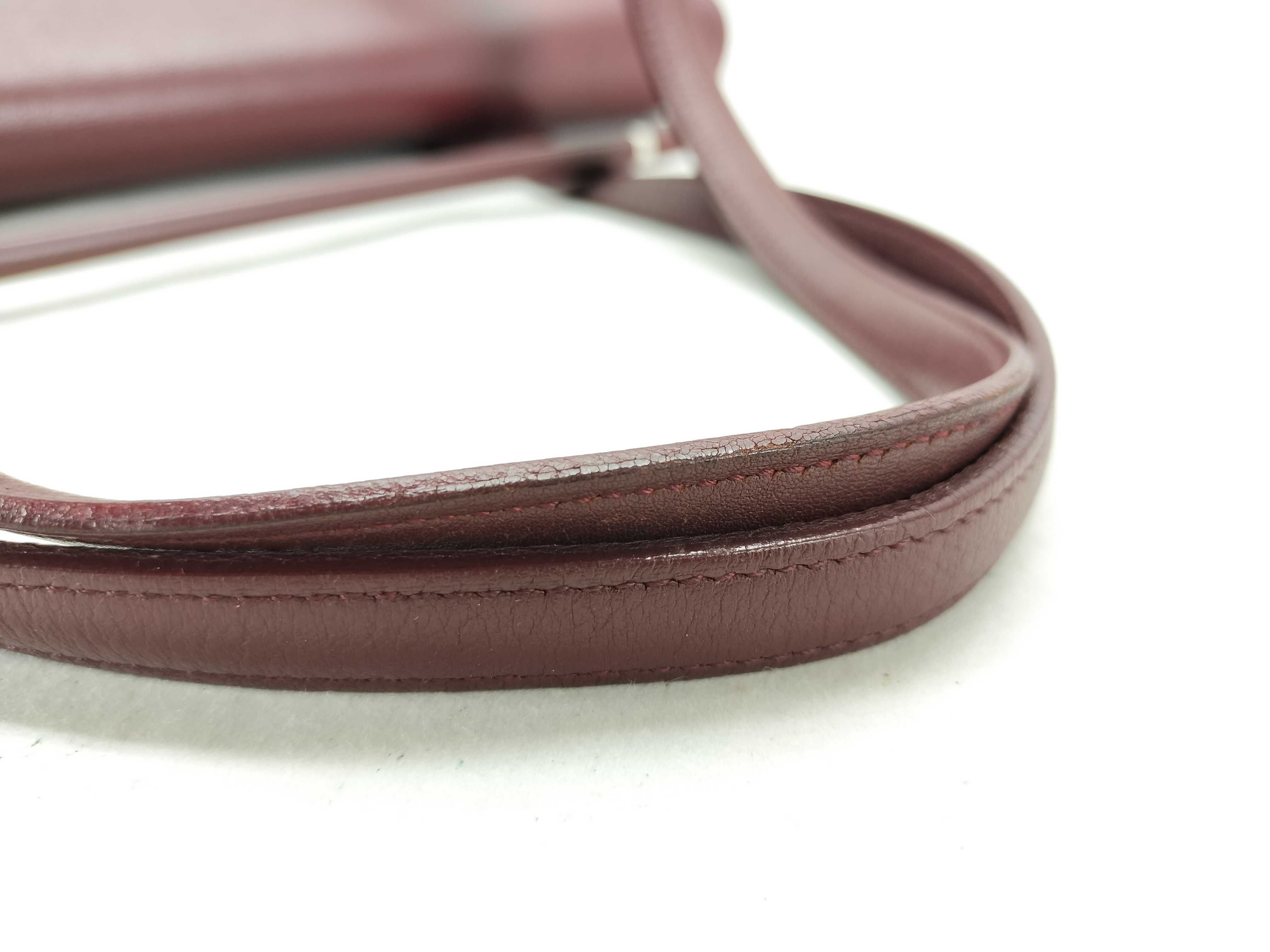 Cabochon Tote Bag, Bordeaux Shoulder Bag — view 4