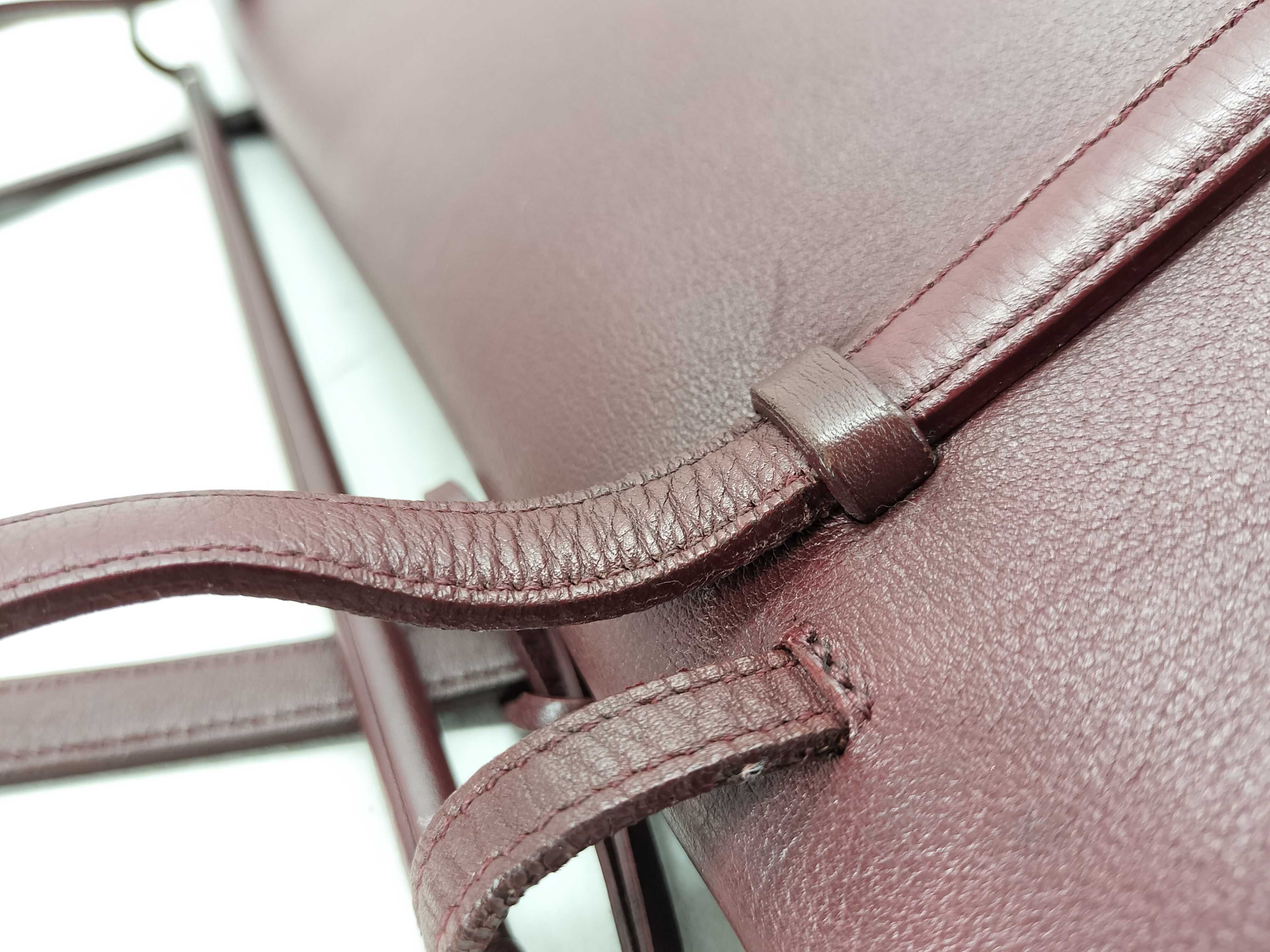 Cabochon Tote Bag, Bordeaux Shoulder Bag — view 5
