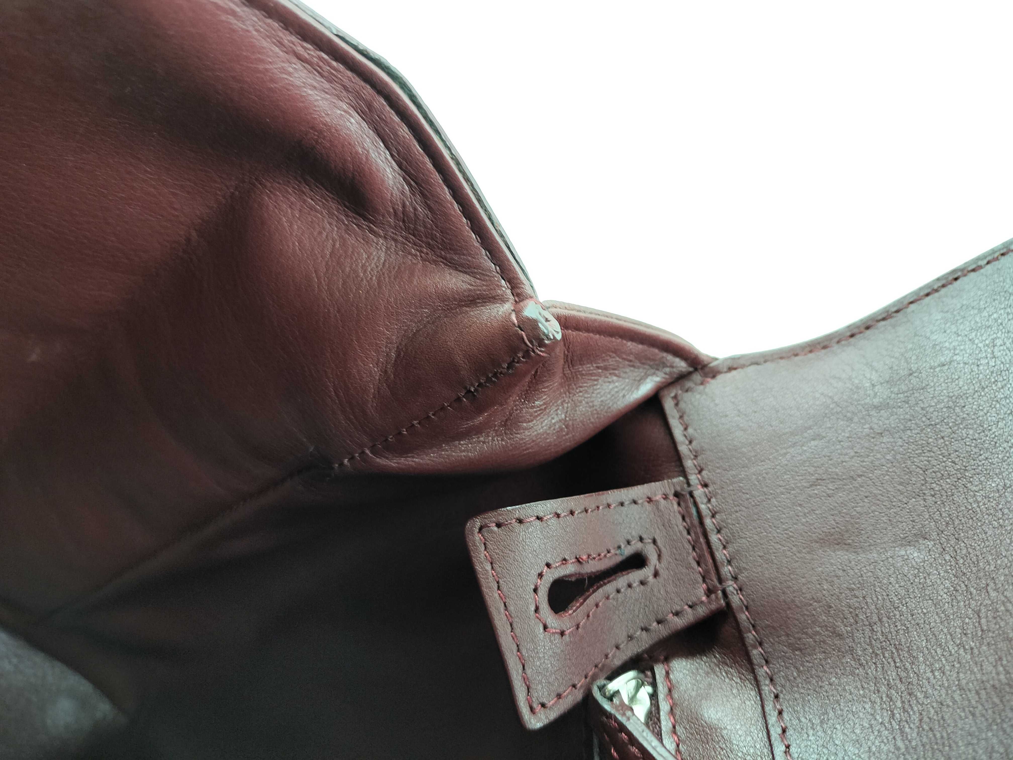 Cabochon Tote Bag, Bordeaux Shoulder Bag — view 10