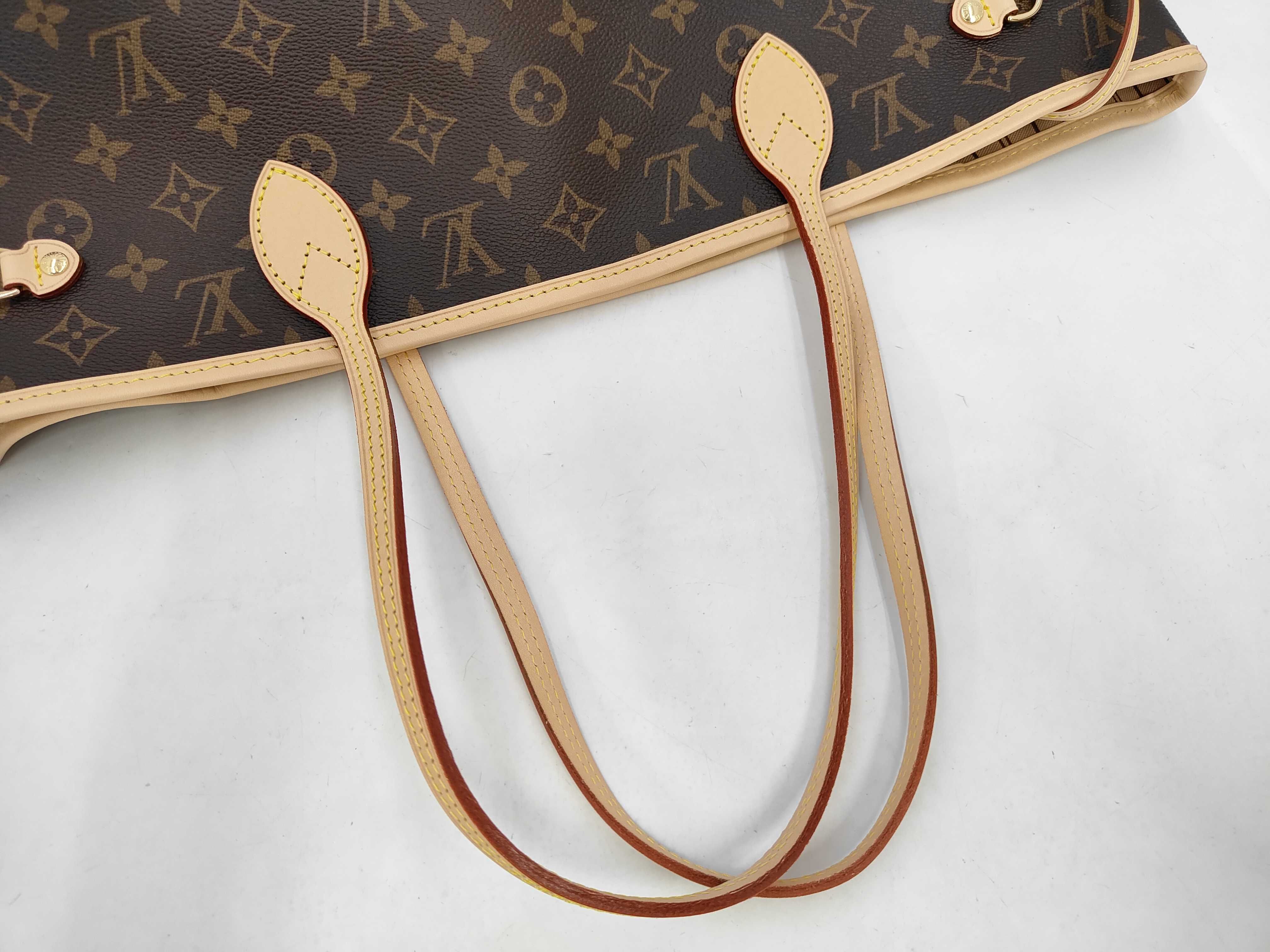 LV Neverfull MM M46975 Monogram Tote Bag — view 3
