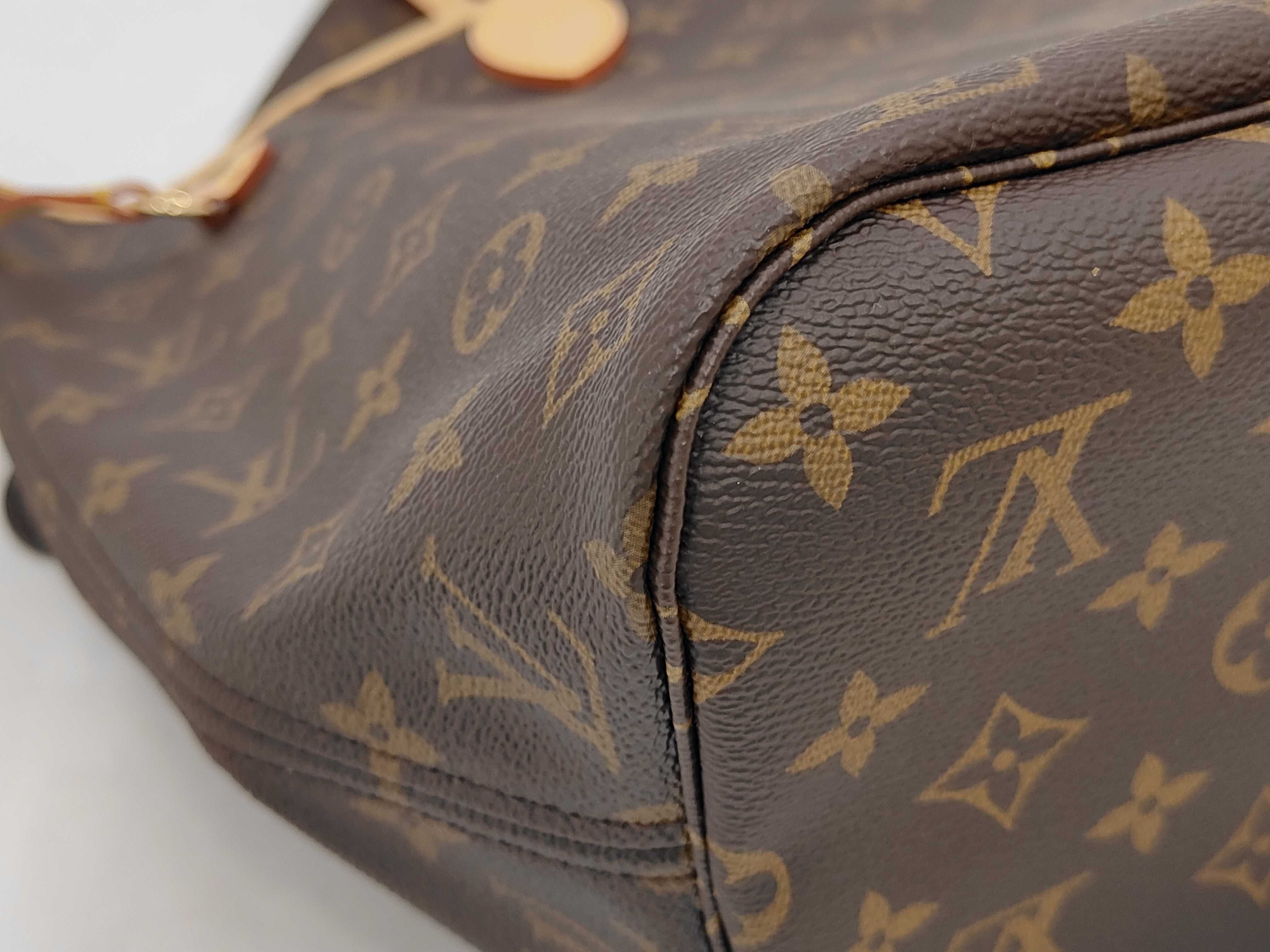 LV Neverfull MM M46975 Monogram Tote Bag — view 9