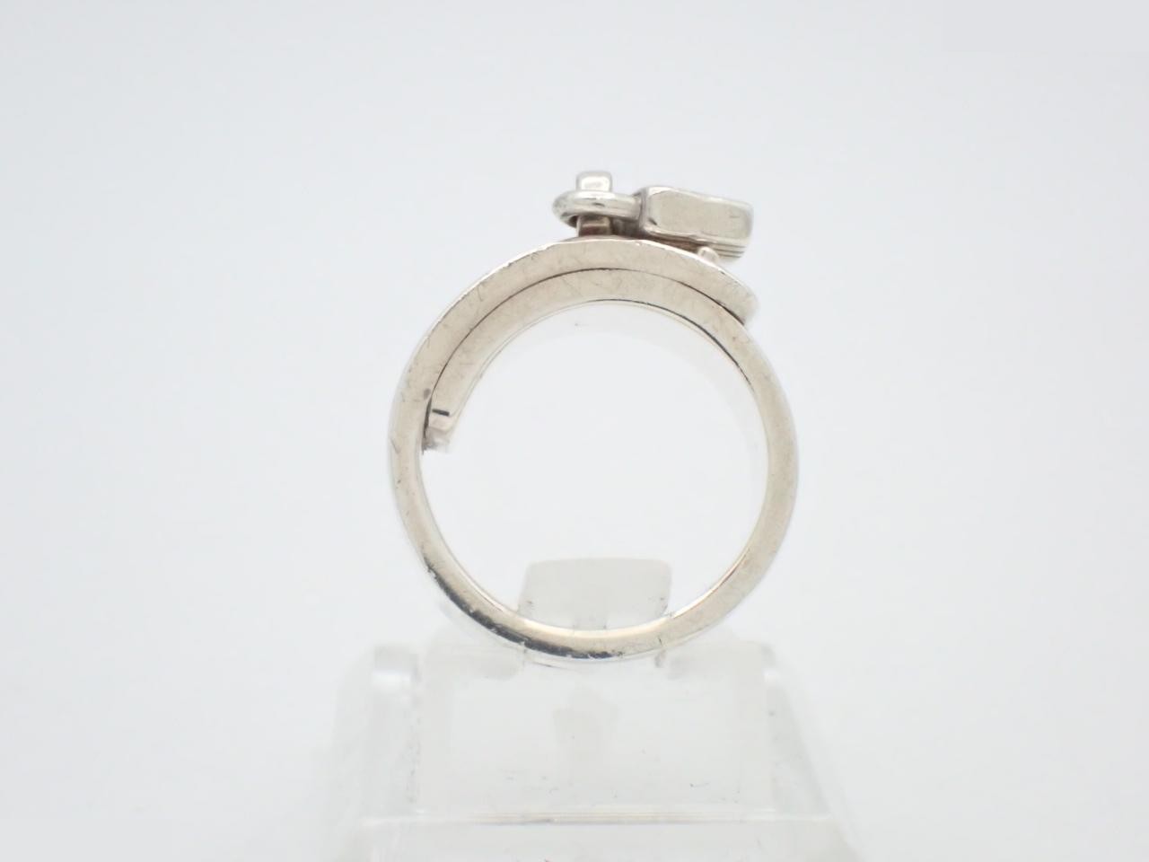 Kelly Ring, Hermes, 925 Sterling Silver, 9.8g, Size #4.5 — view 3