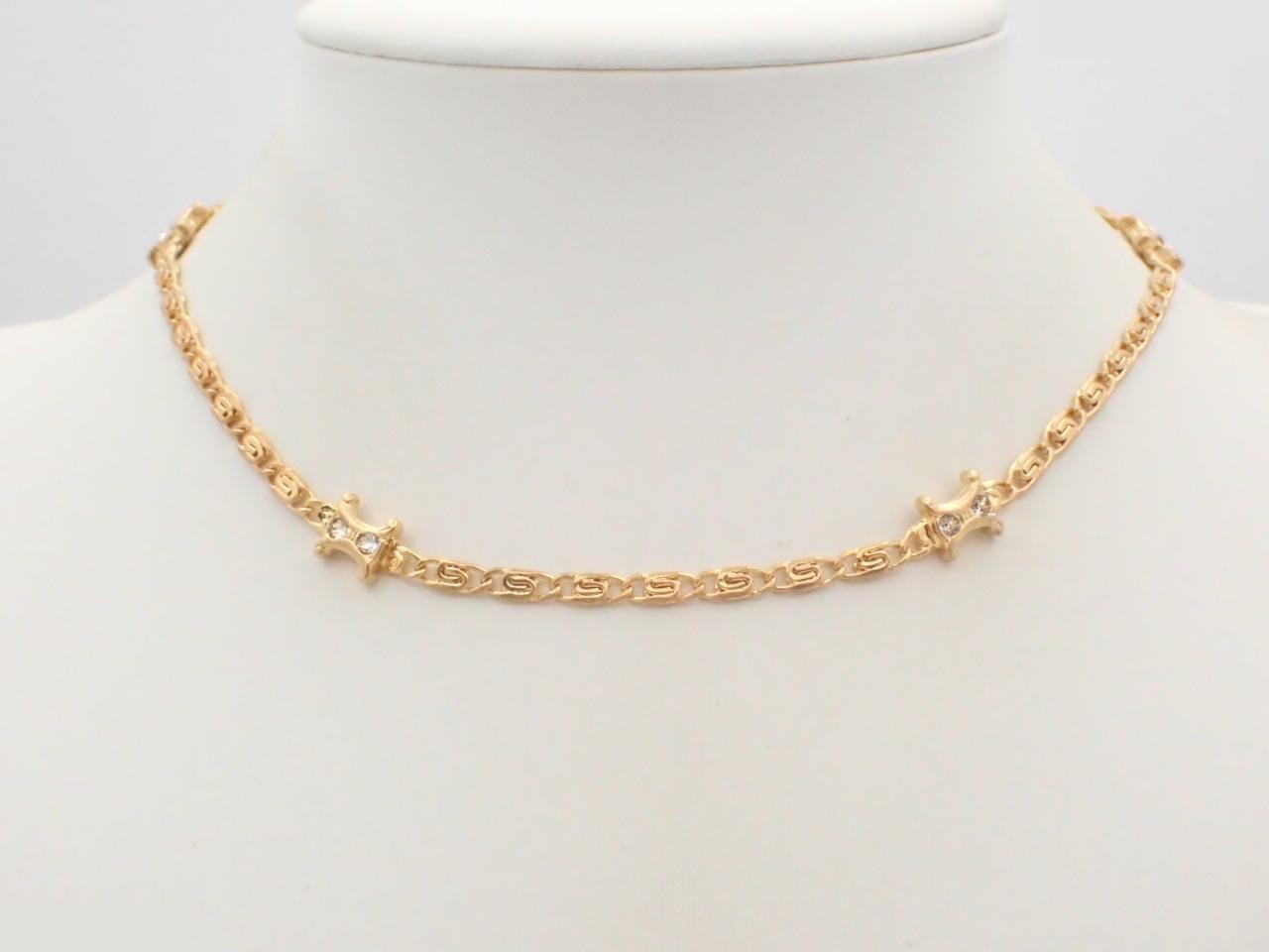 Macadam Rhinestone Necklace Pendant — view 3