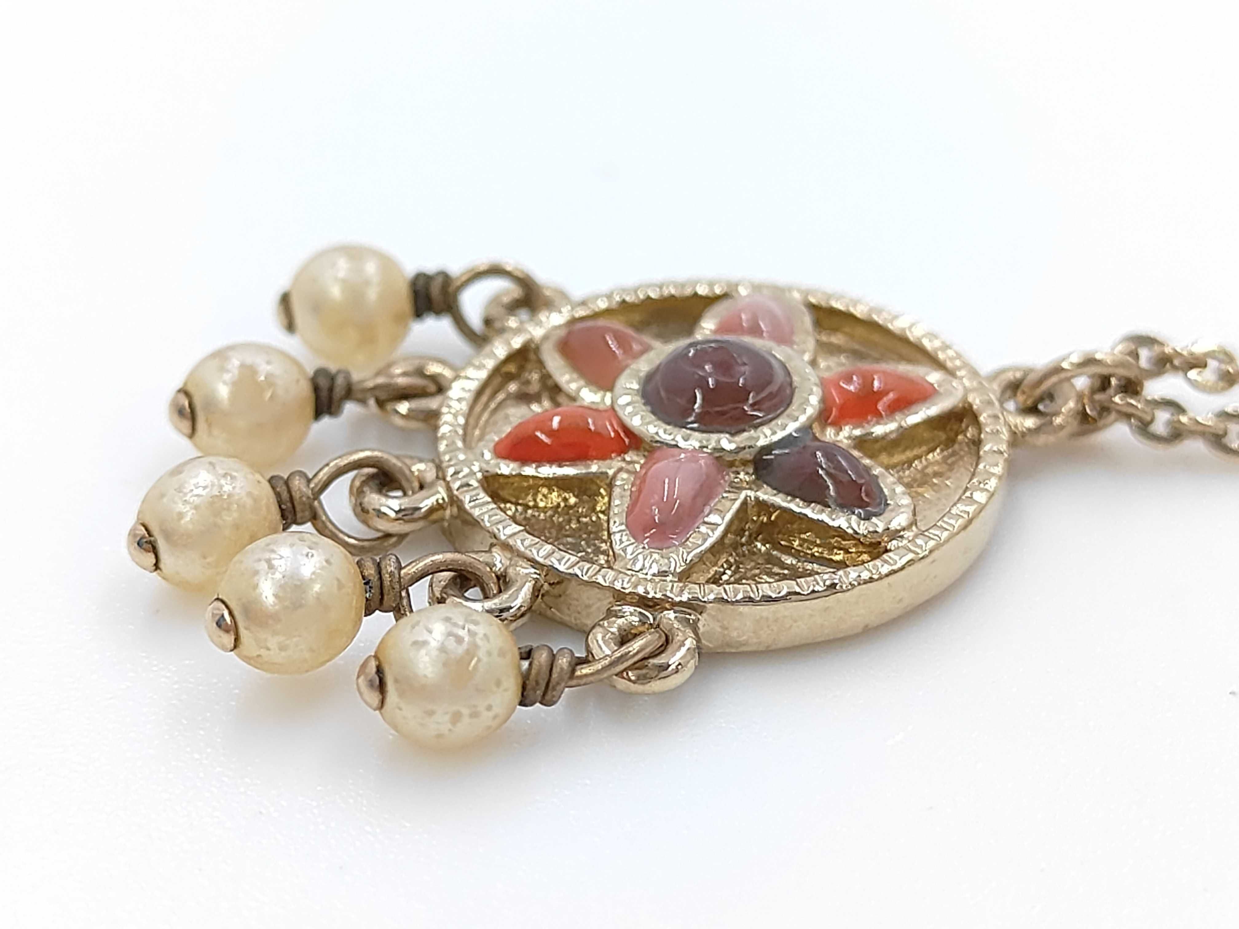 Multi-Circle Fringe Necklace 07P — view 2