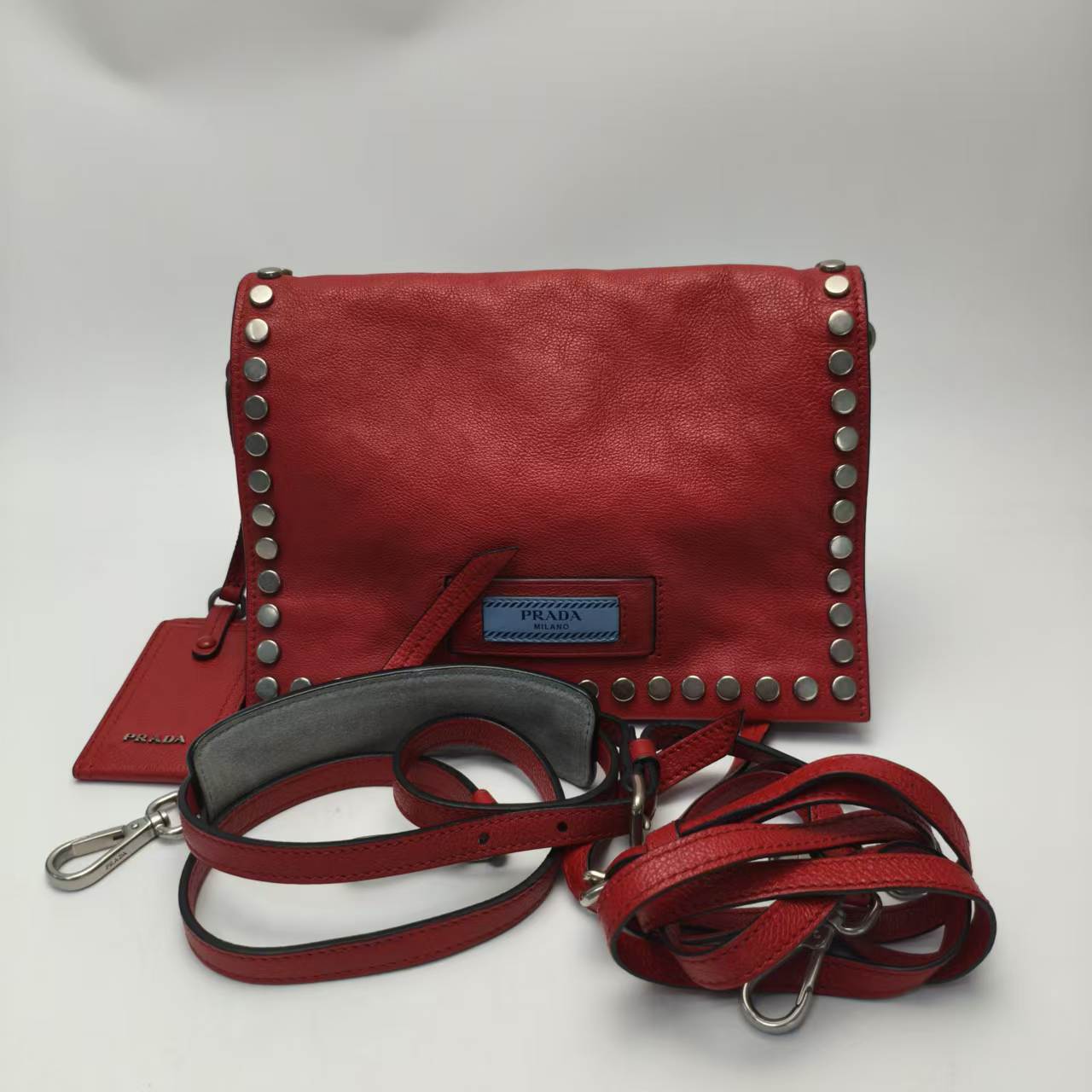 【*Shipped from: China*】PRADA Leather Shoulder Bag — view 2