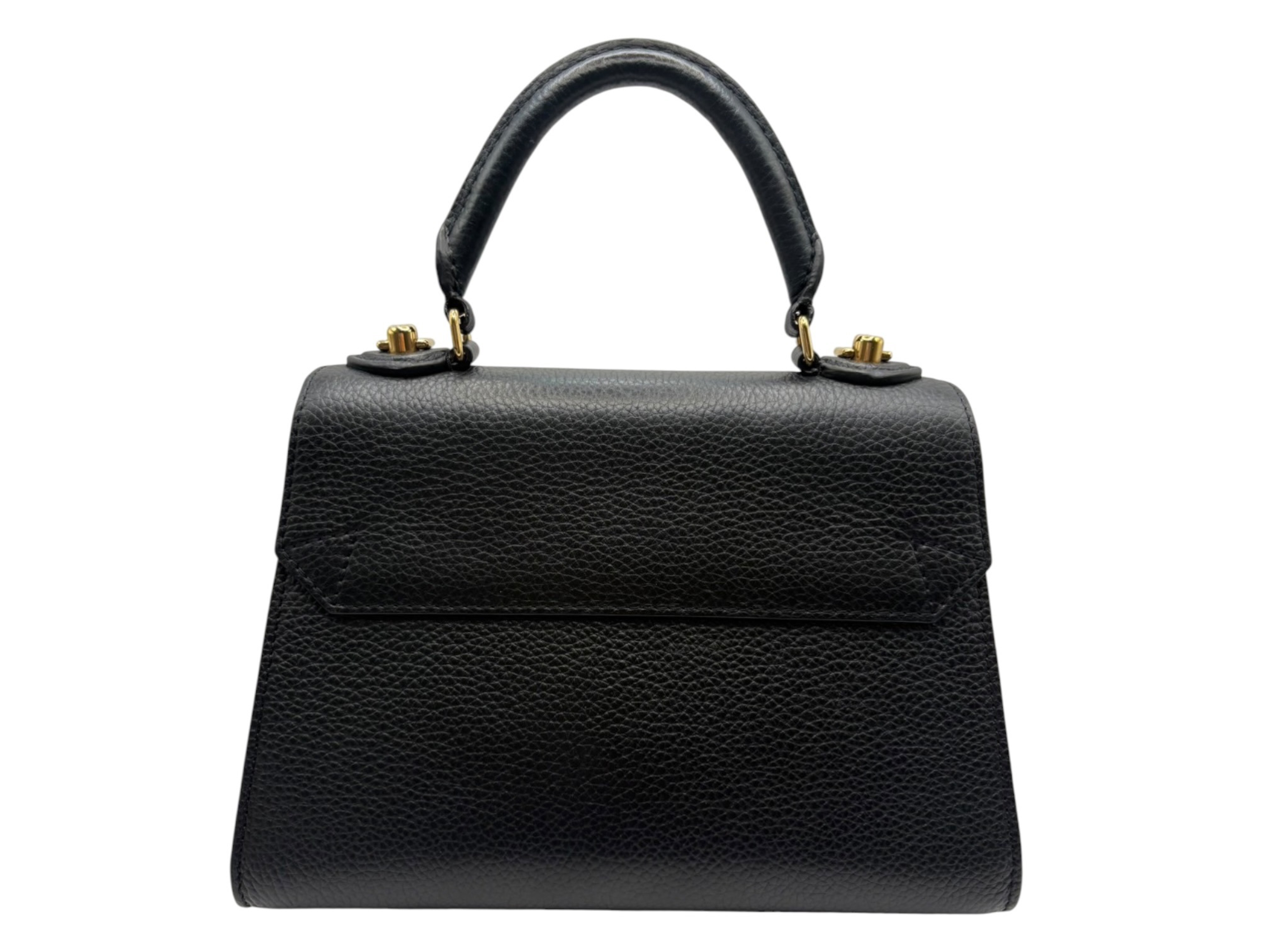 Taurillon Twist One Handle PM M57093 Black Handbag with Mirror — view 2