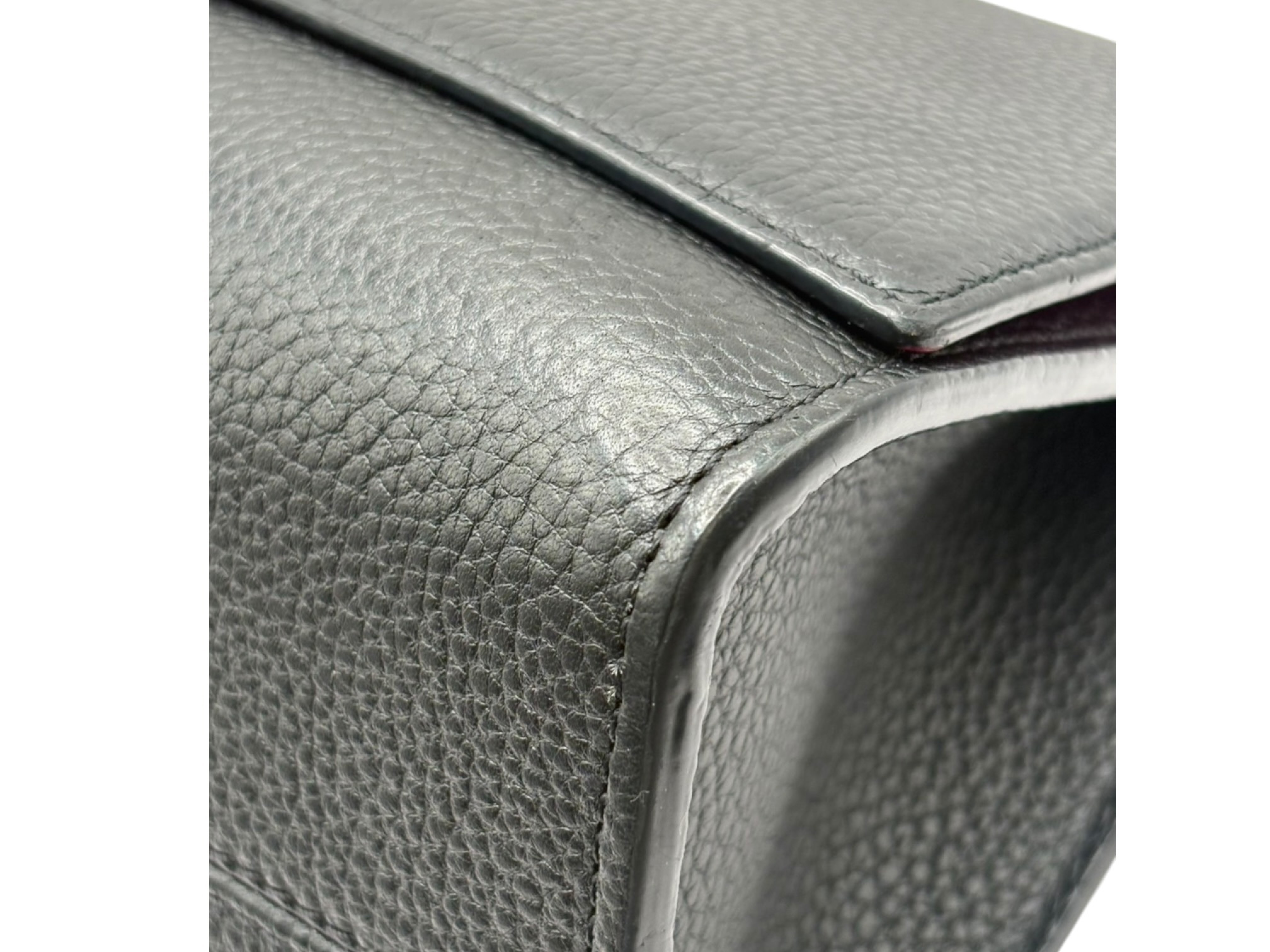 Taurillon Twist One Handle PM M57093 Black Handbag with Mirror — view 5