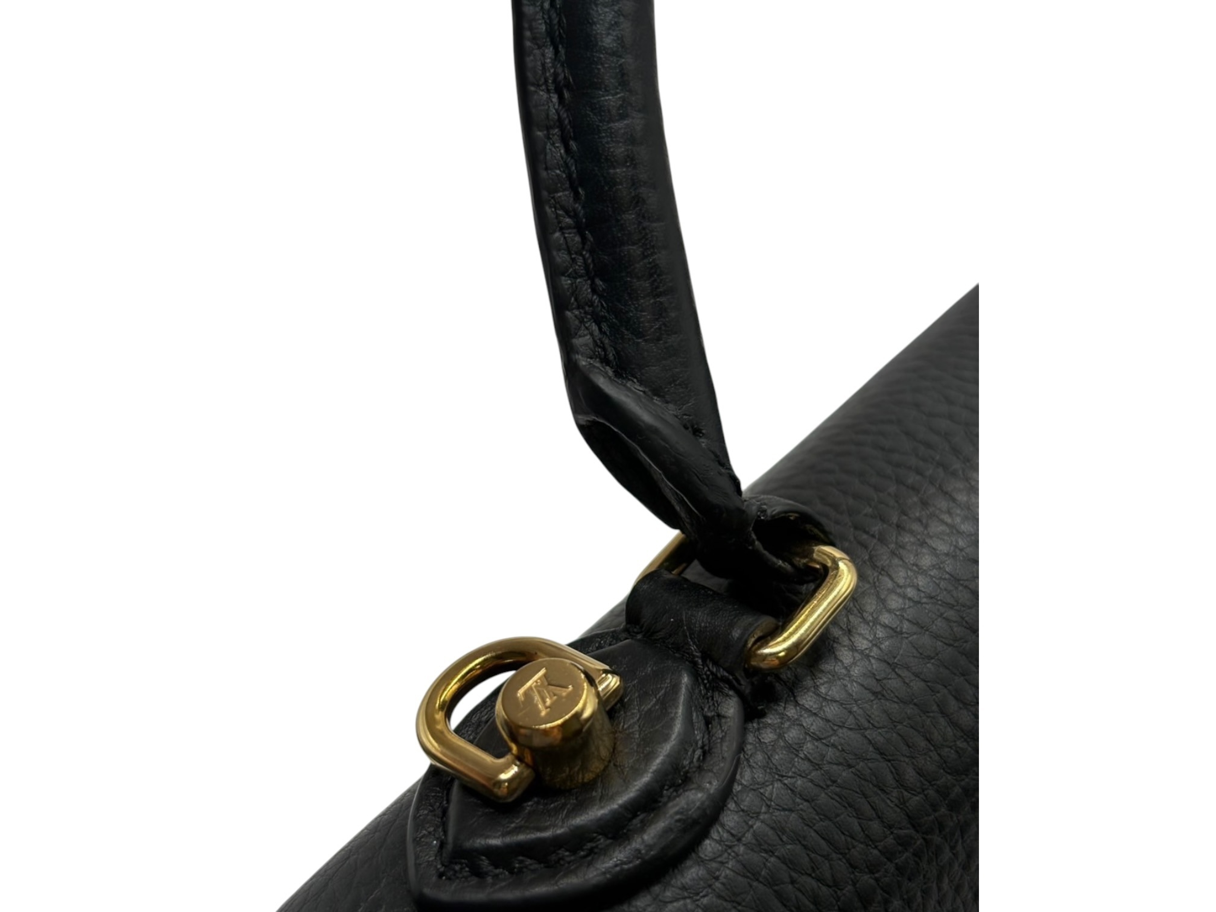 Taurillon Twist One Handle PM M57093 Black Handbag with Mirror — view 9