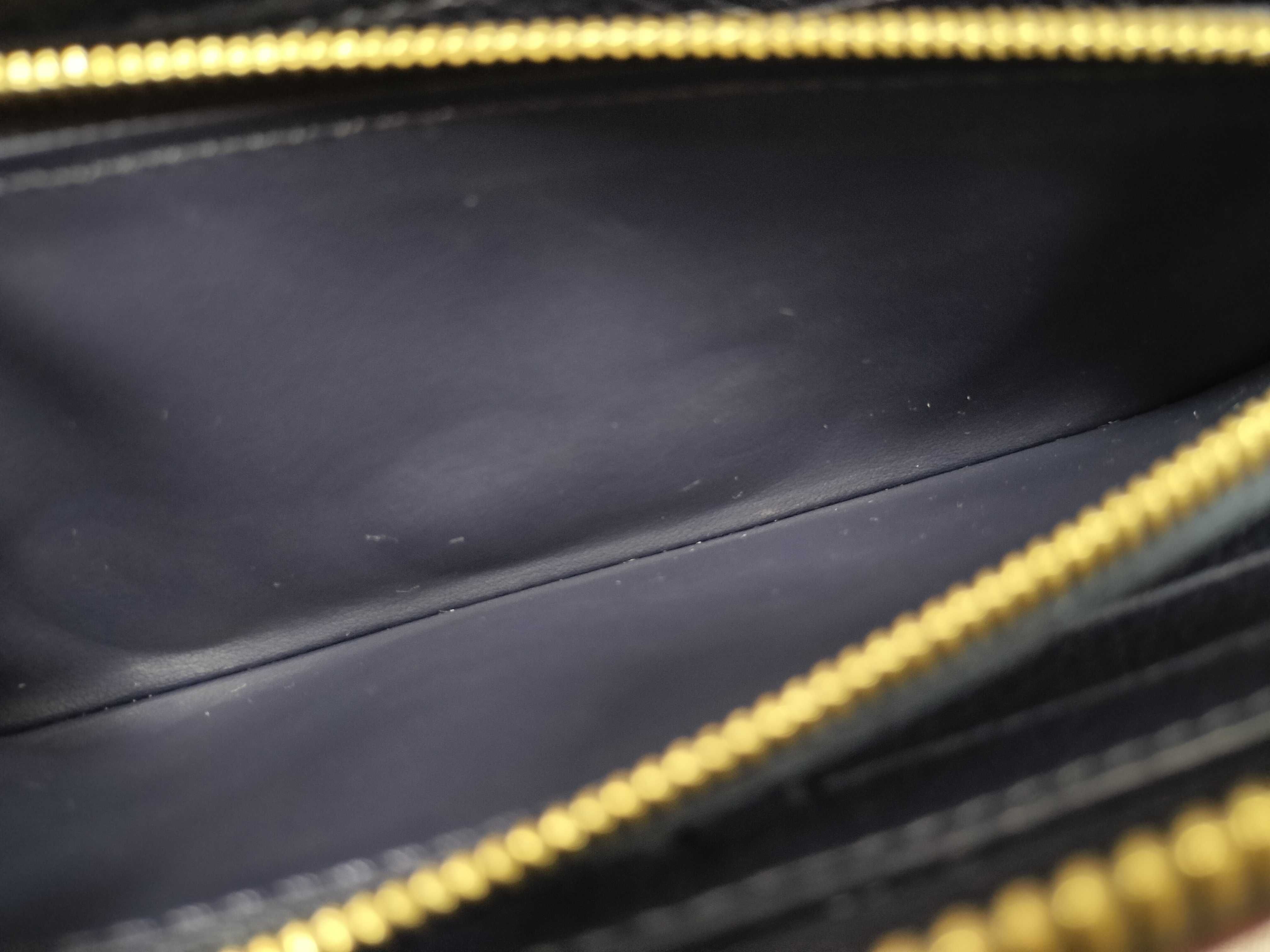 Monogram Empreinte Louis Vuitton Empreinte Portefeuille Clemence Zippy Marine Rouge Gold Hardware IC Tag Wallet — view 12