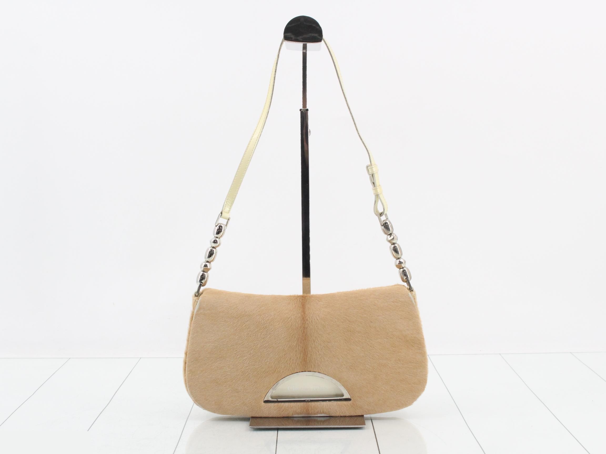 Maris Pearl Calf Hair Shoulder Bag