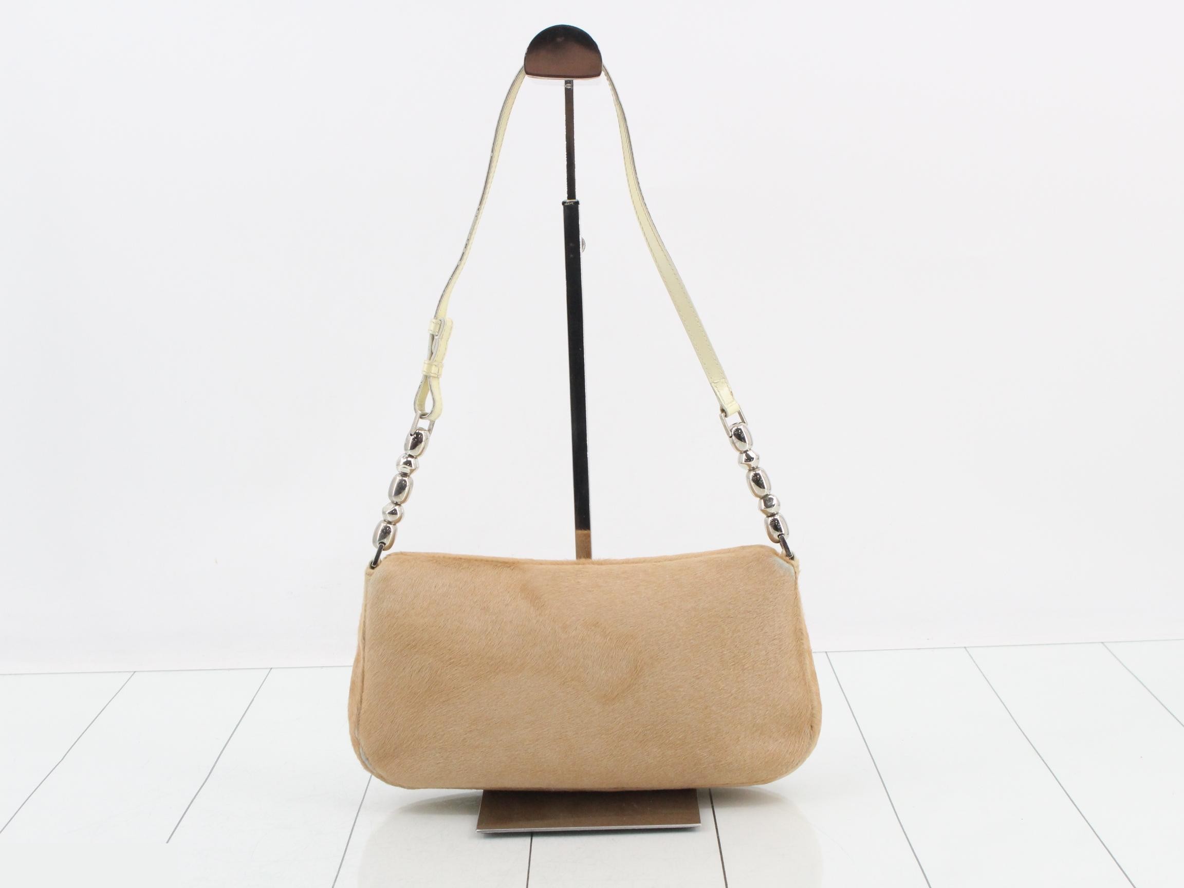 Maris Pearl Calf Hair Shoulder Bag — view 2